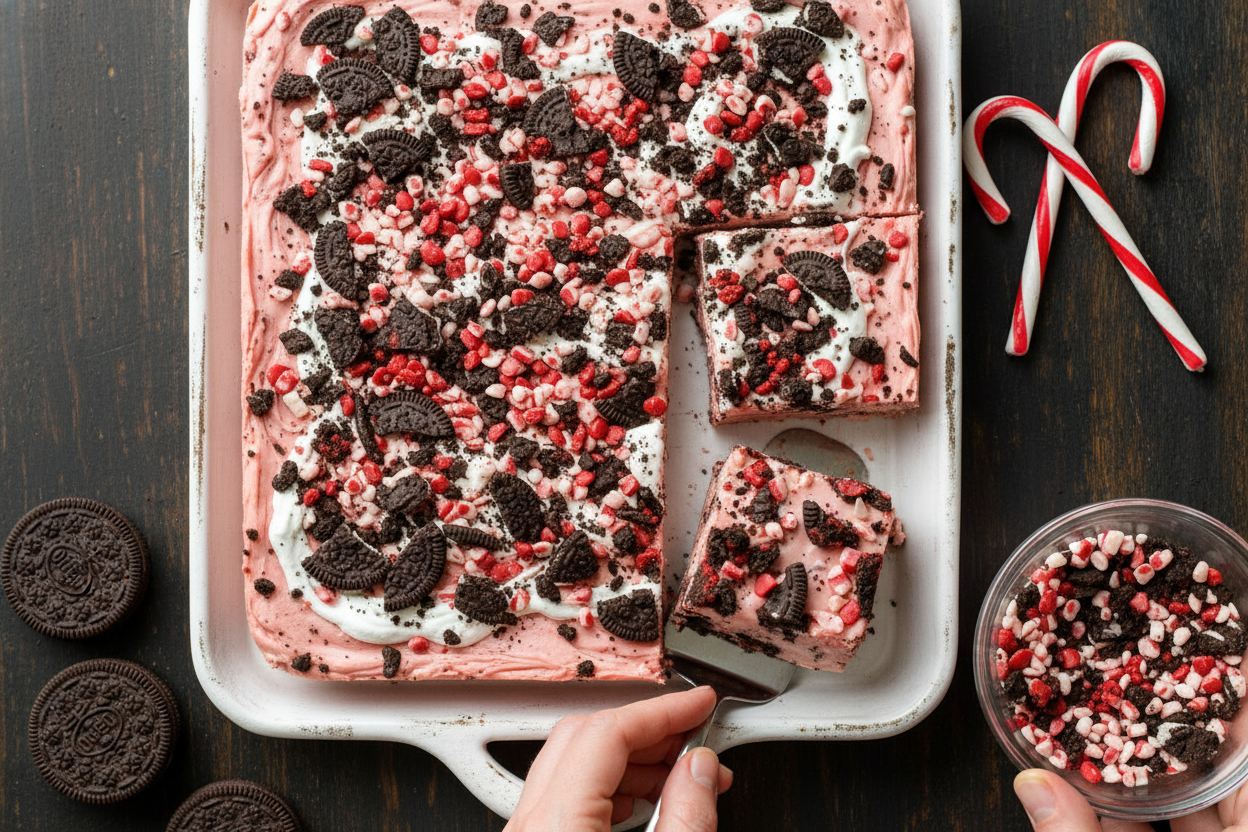 Peppermint Oreo Fudge Recipe