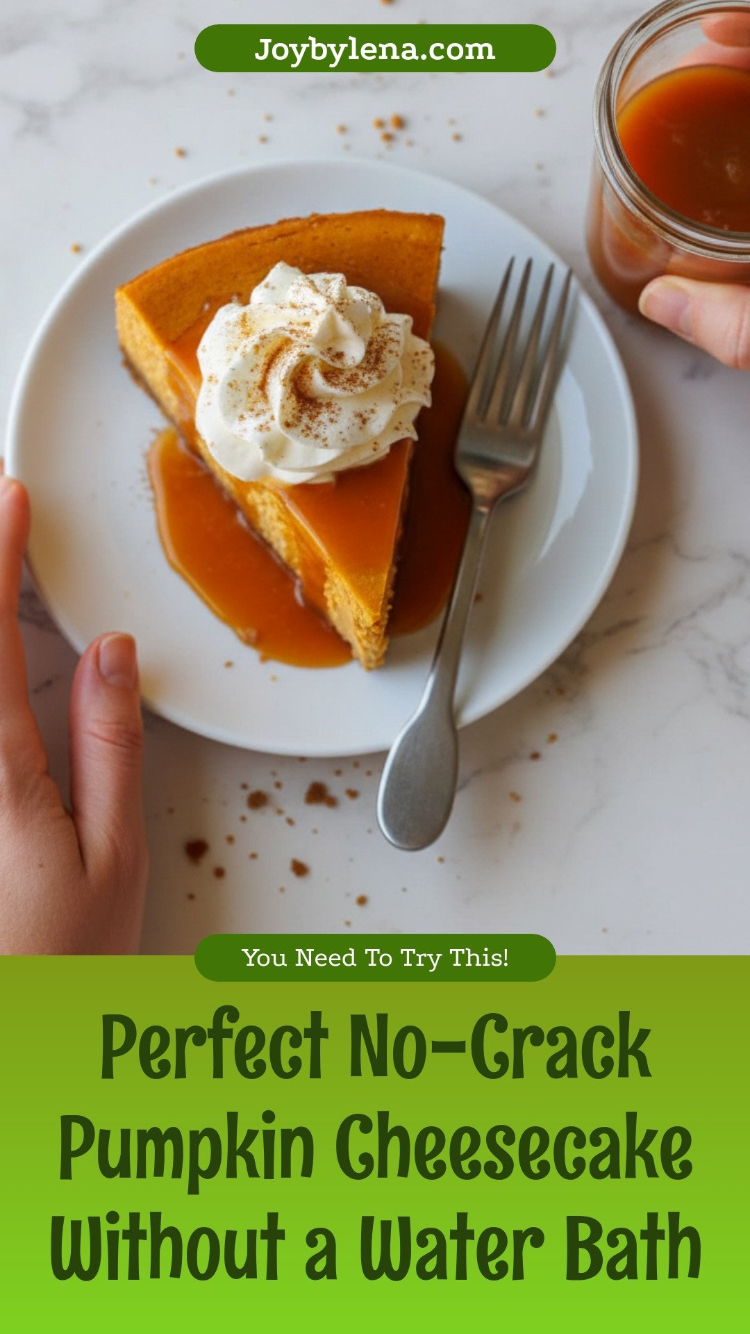 The Secret to the Best Pumpkin Cheesecake (no water bath, no cracks)