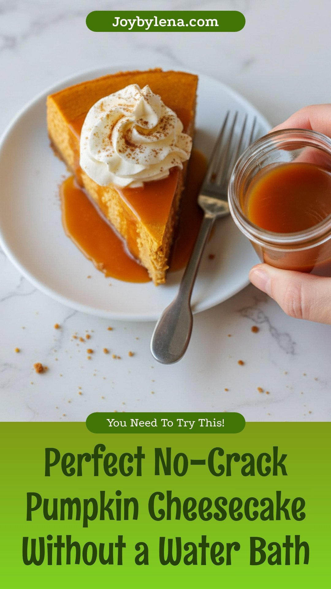 The Secret to the Best Pumpkin Cheesecake (no water bath, no cracks)
