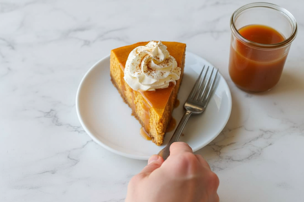 Perfect No-Crack Pumpkin Cheesecake Without a Water Bath