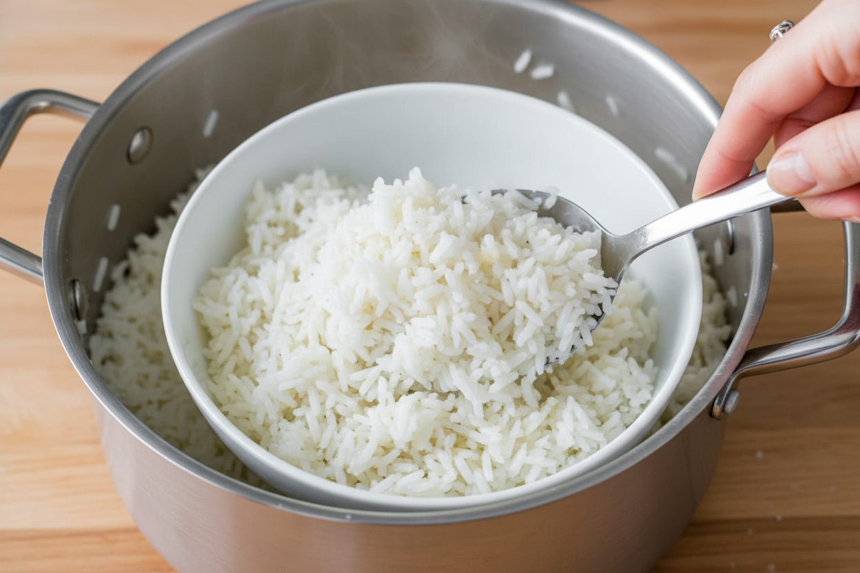 Perfect Stove Top Rice Cooking Video Tutorial