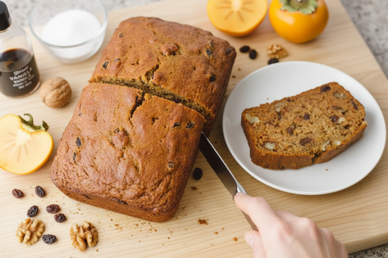 Easy Persimmon Bread Recipe for Baking