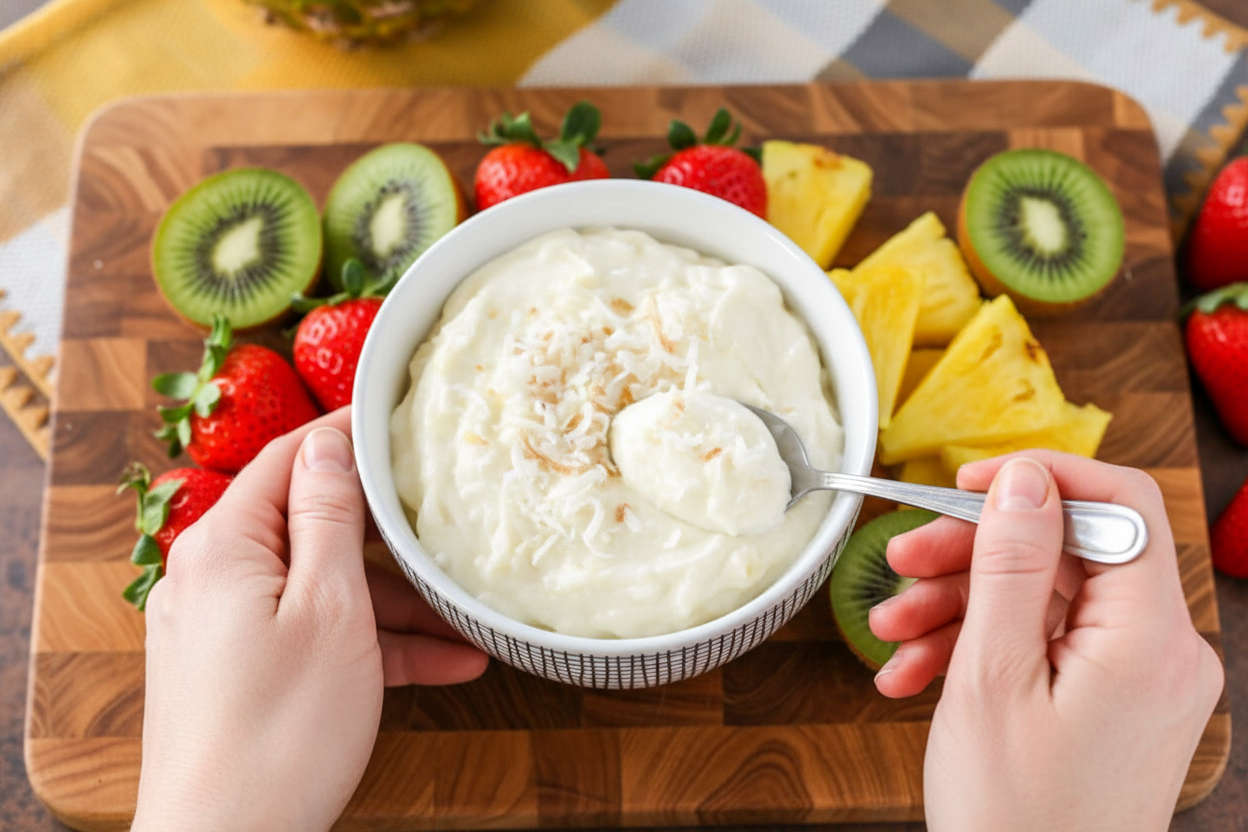 Creamy Pina Colada Dip Recipe