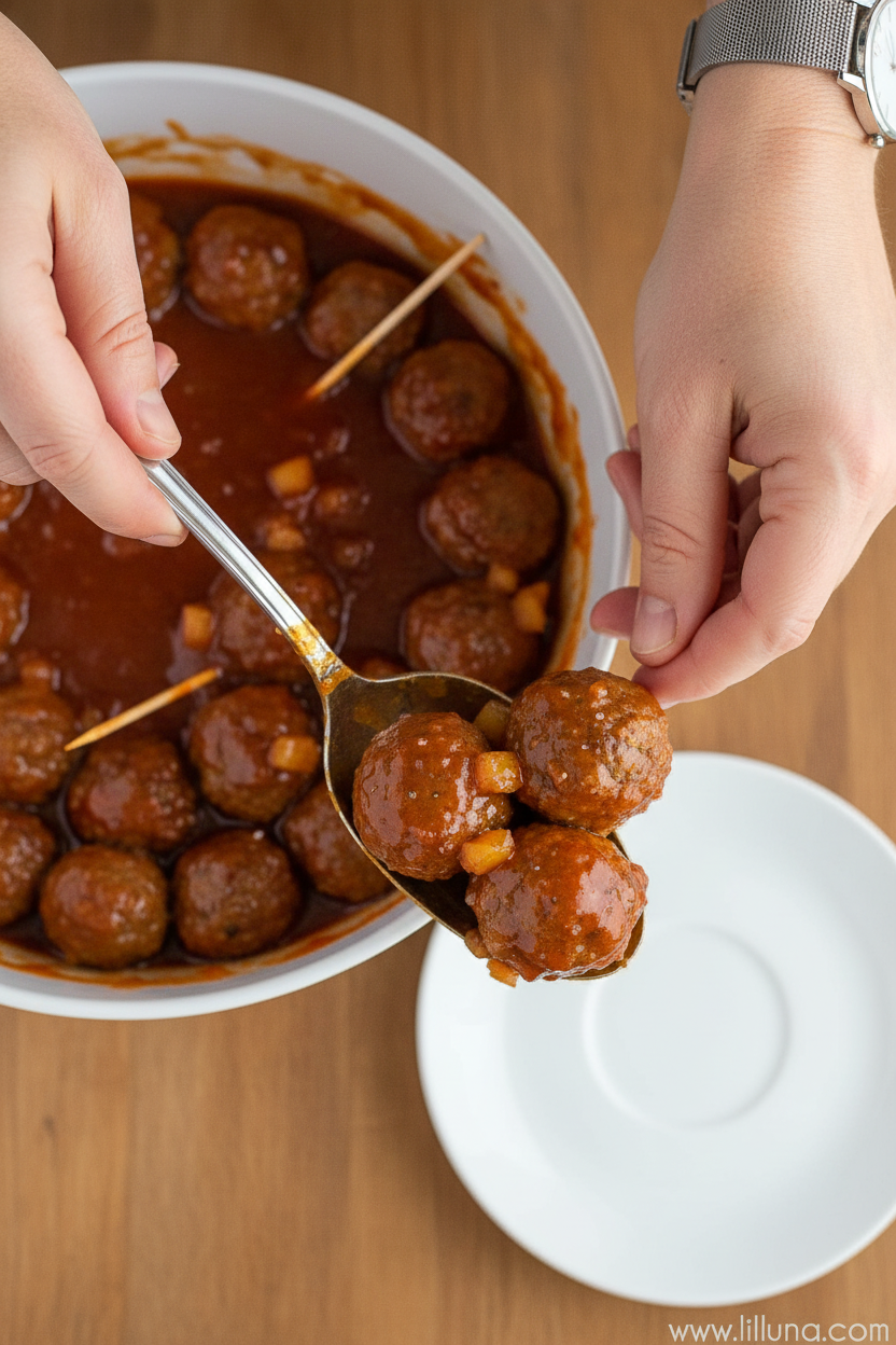 Pineapple Meatballs