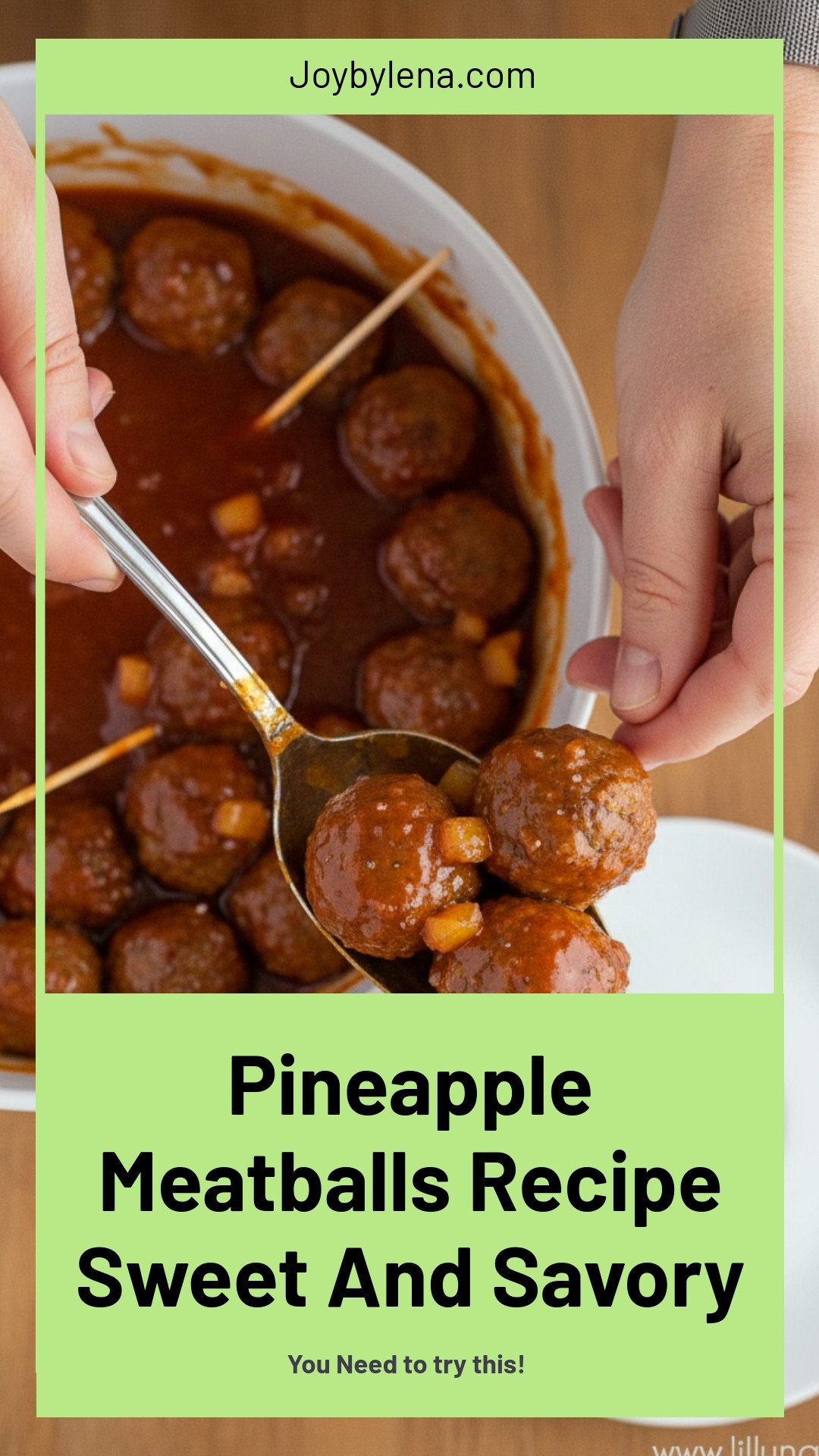 Pineapple Meatballs