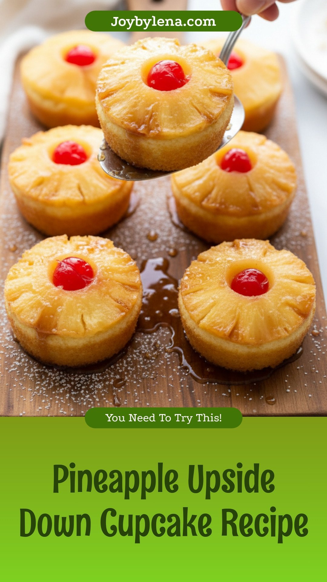 Pineapple Upside Down Cupcakes