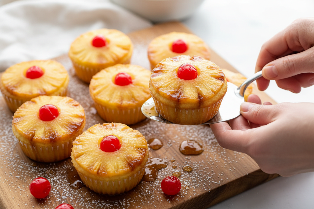 Pineapple Upside Down Cupcake Recipe