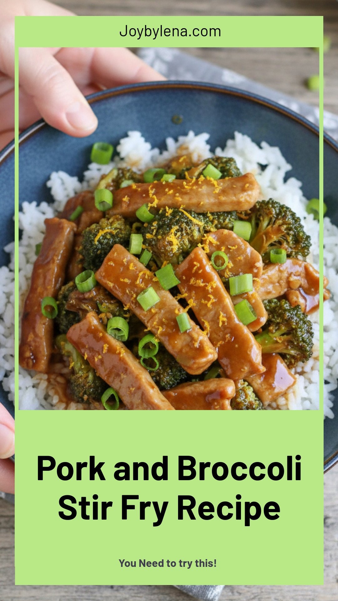 Pork and Broccoli Stir Fry