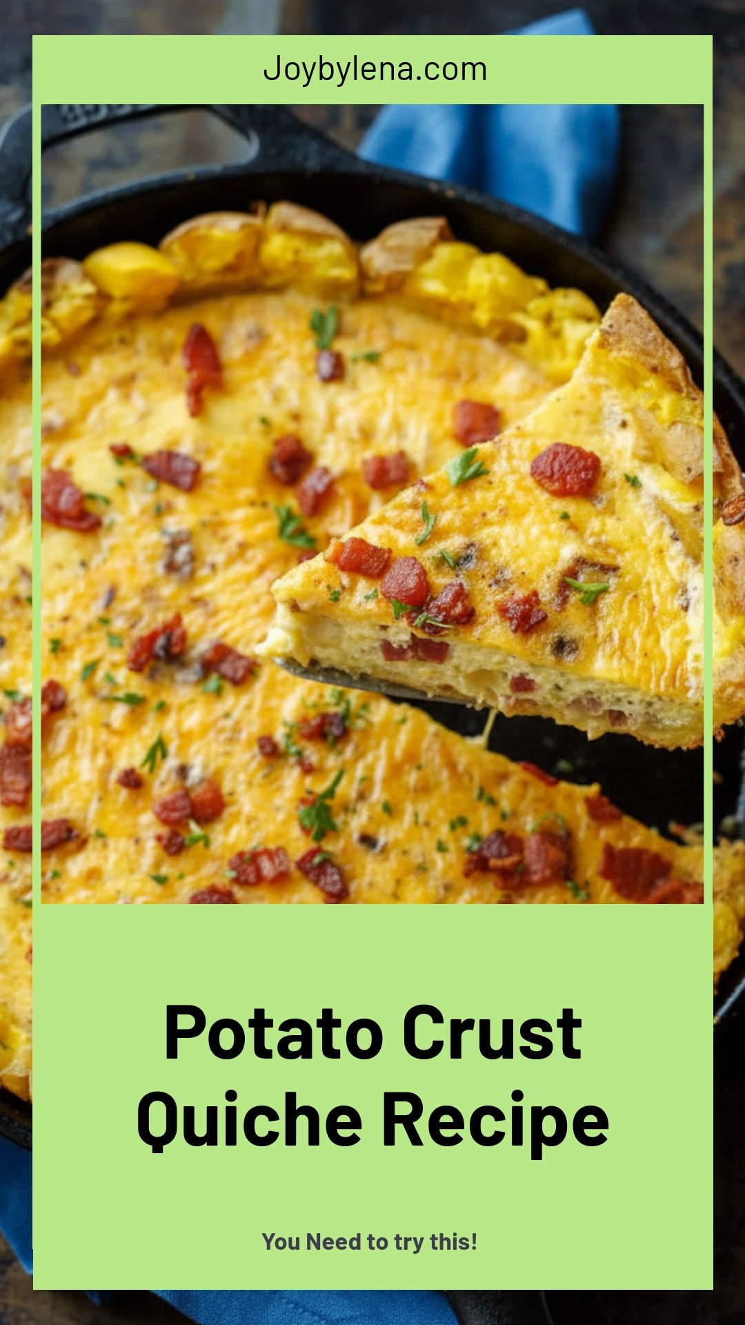 Potato Crust Quiche