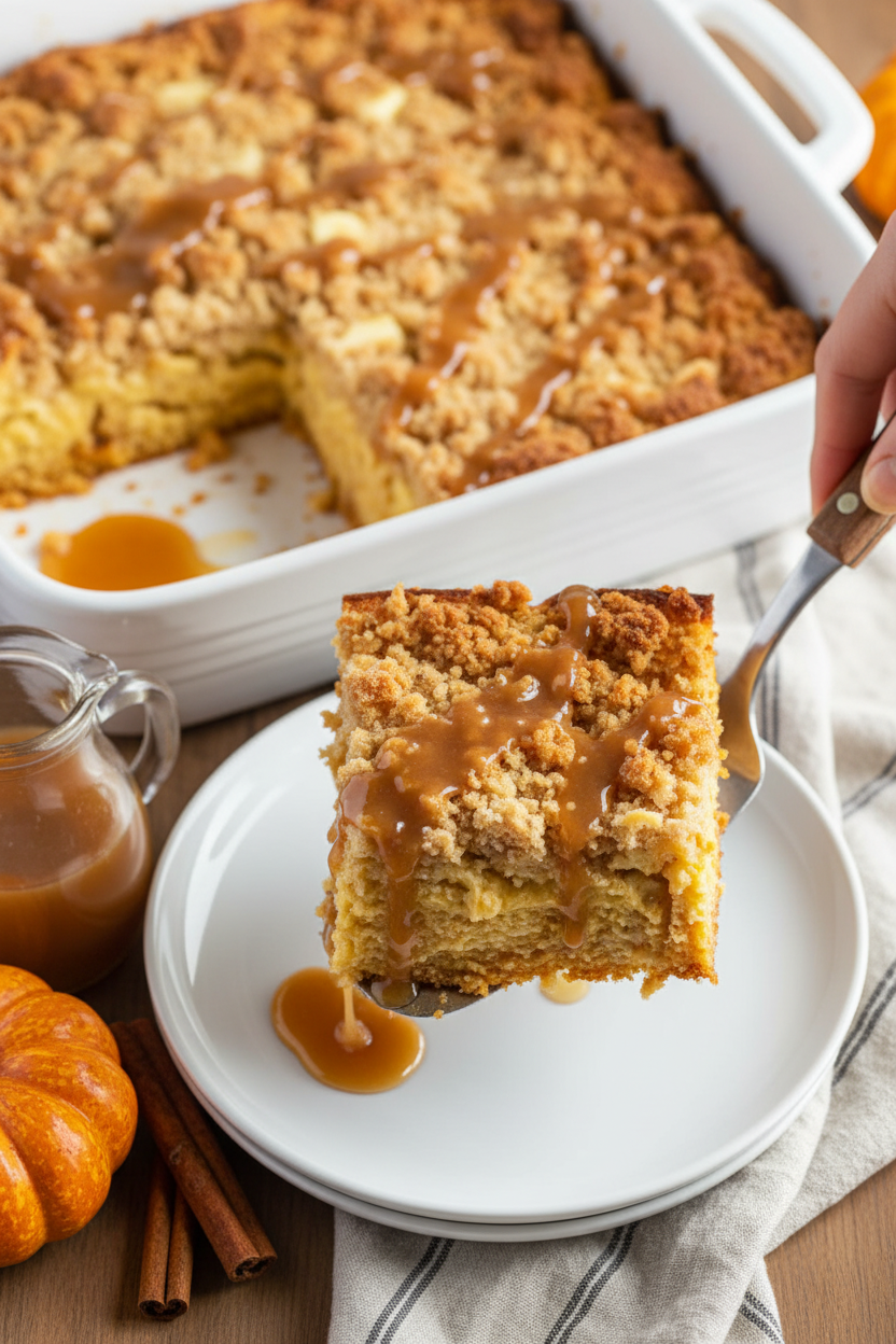 Pumpkin French Toast Casserole