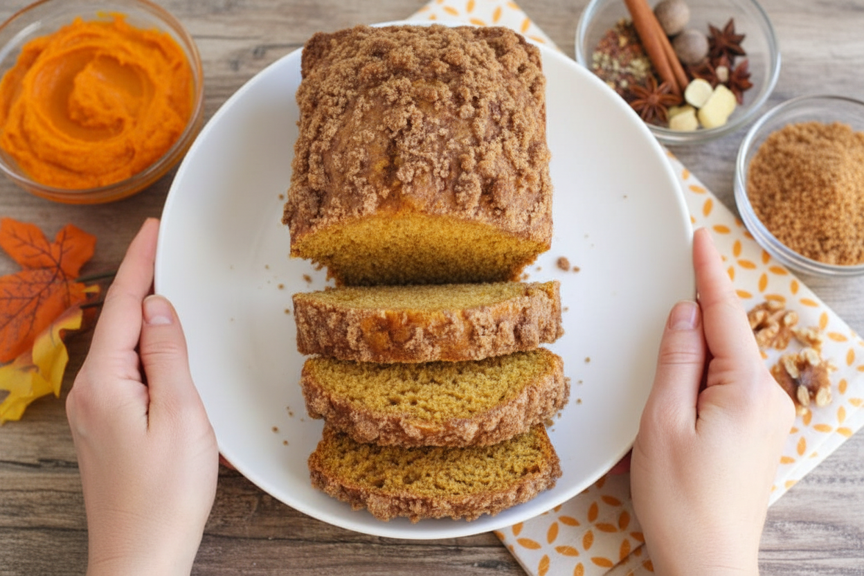 Pumpkin Streusel Bread Recipe
