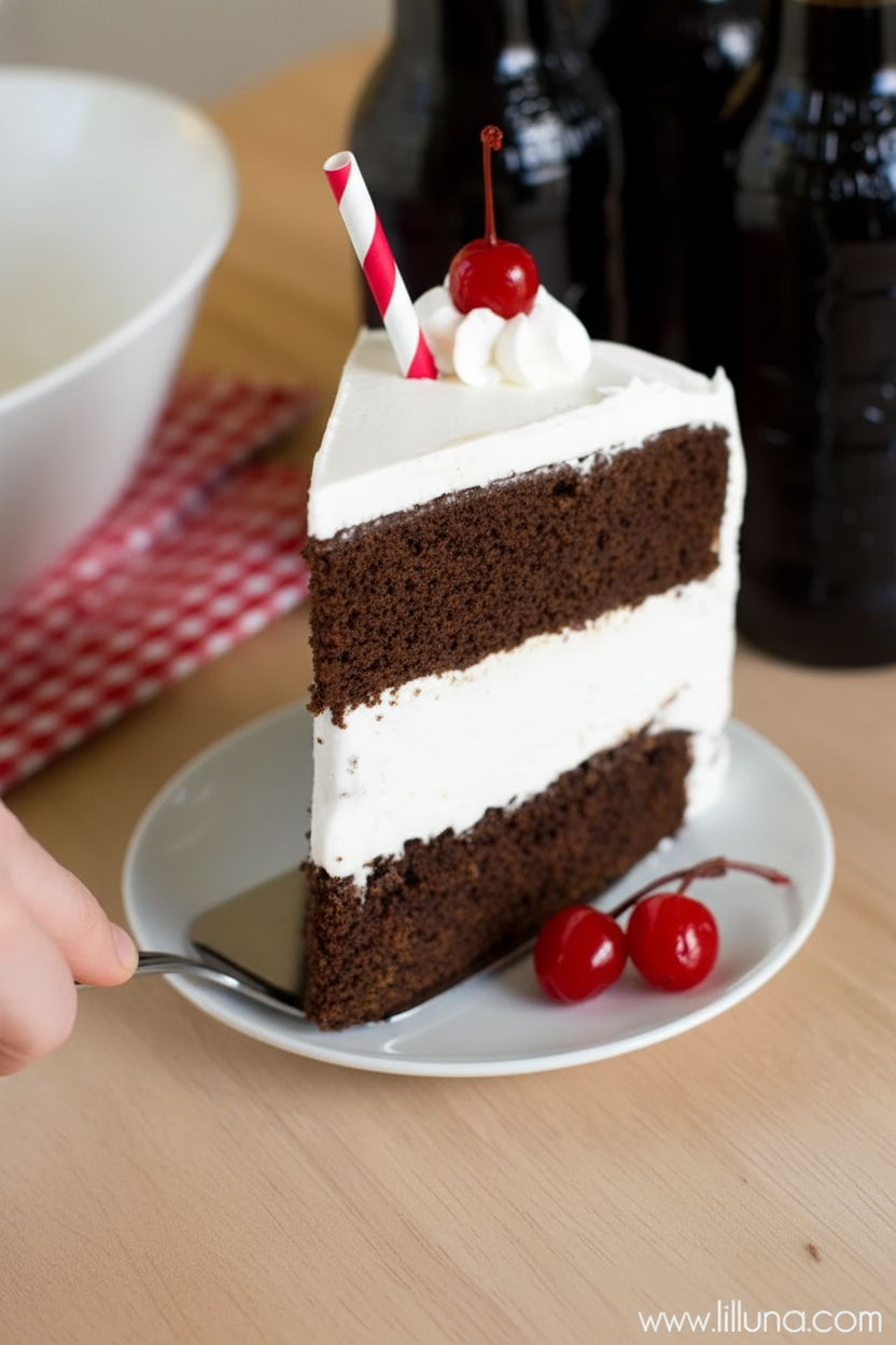 Root Beer Float Ice Cream Cake