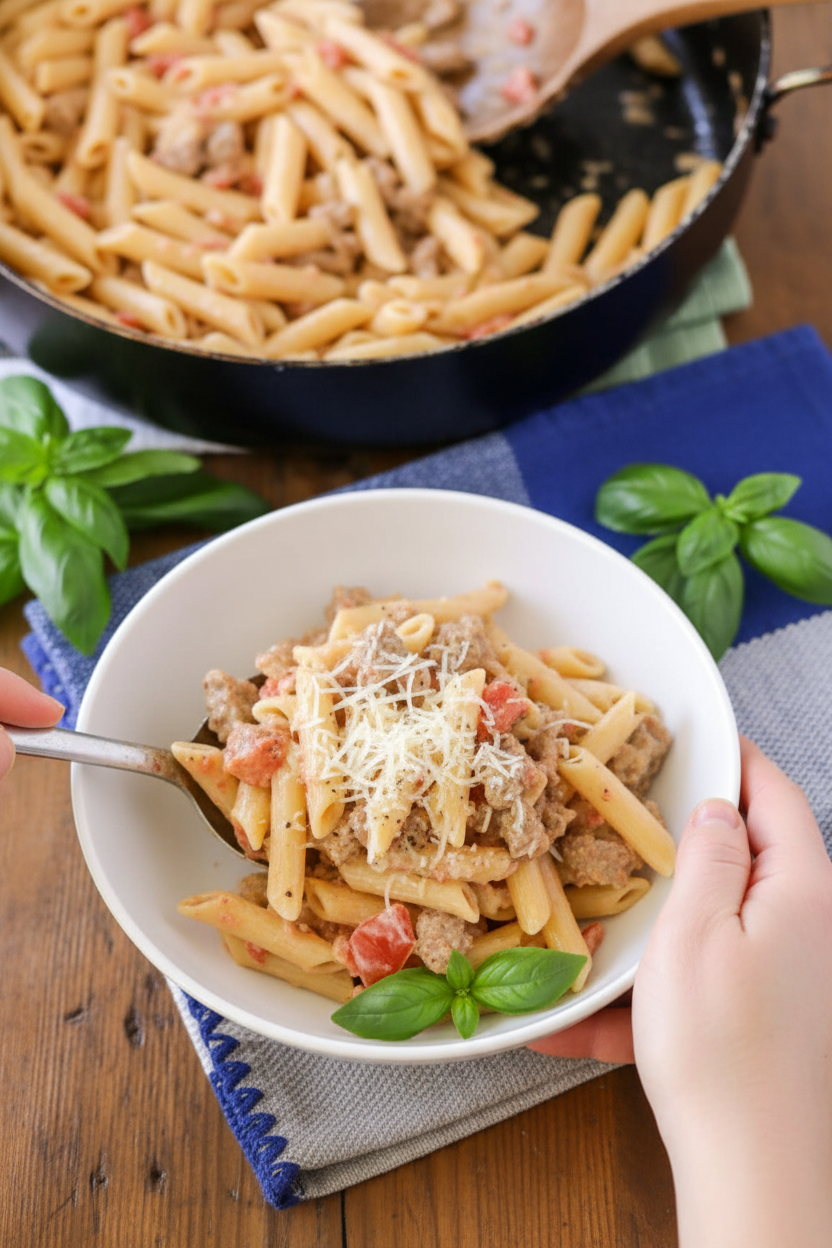 Sausage Penne Pasta