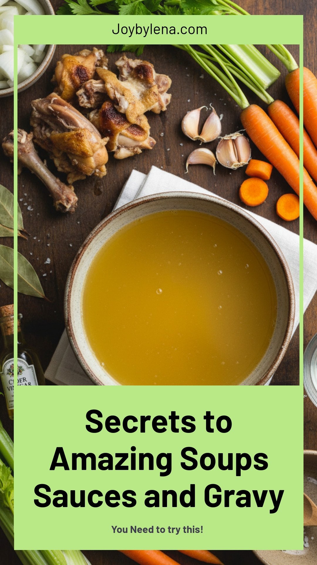 The Secret to the Best Tasting Soups, Sauces and Gravy!