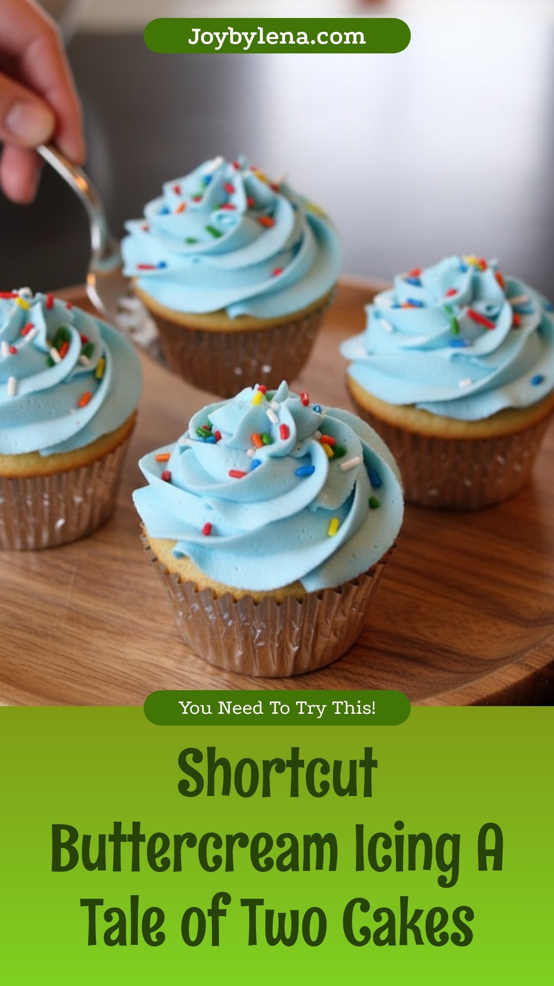 Shortcut Buttercream Icing and the Tale of Two Cakes