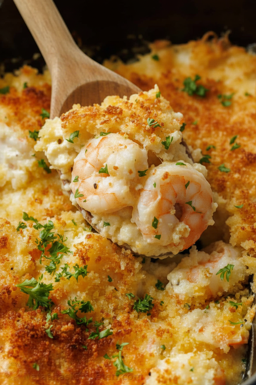 Shrimp Casserole Recipe (VIDEO)