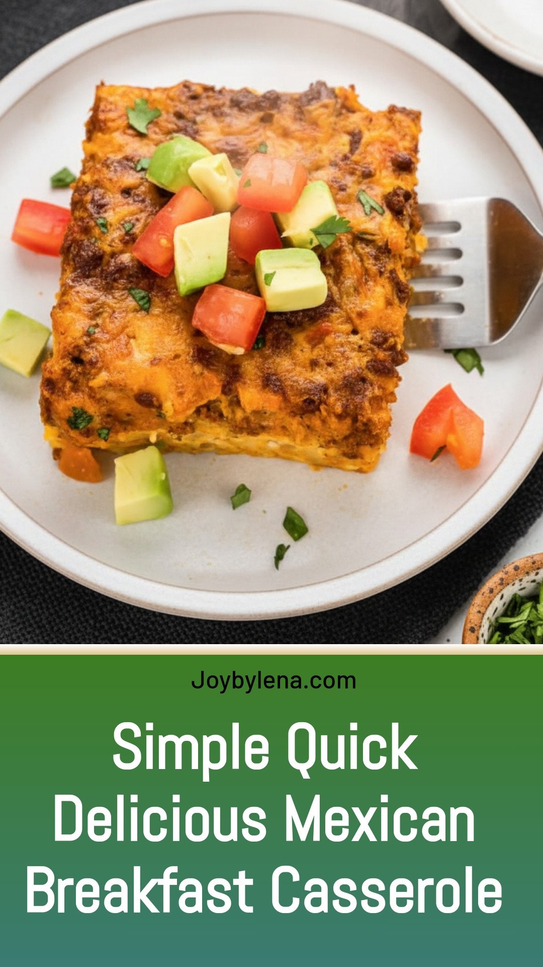 The Simple, Quick + Delicious Mexican Breakfast Casserole Everyone Loves!