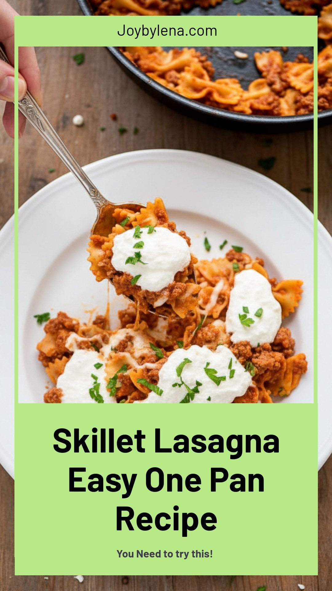 Skillet Lasagna