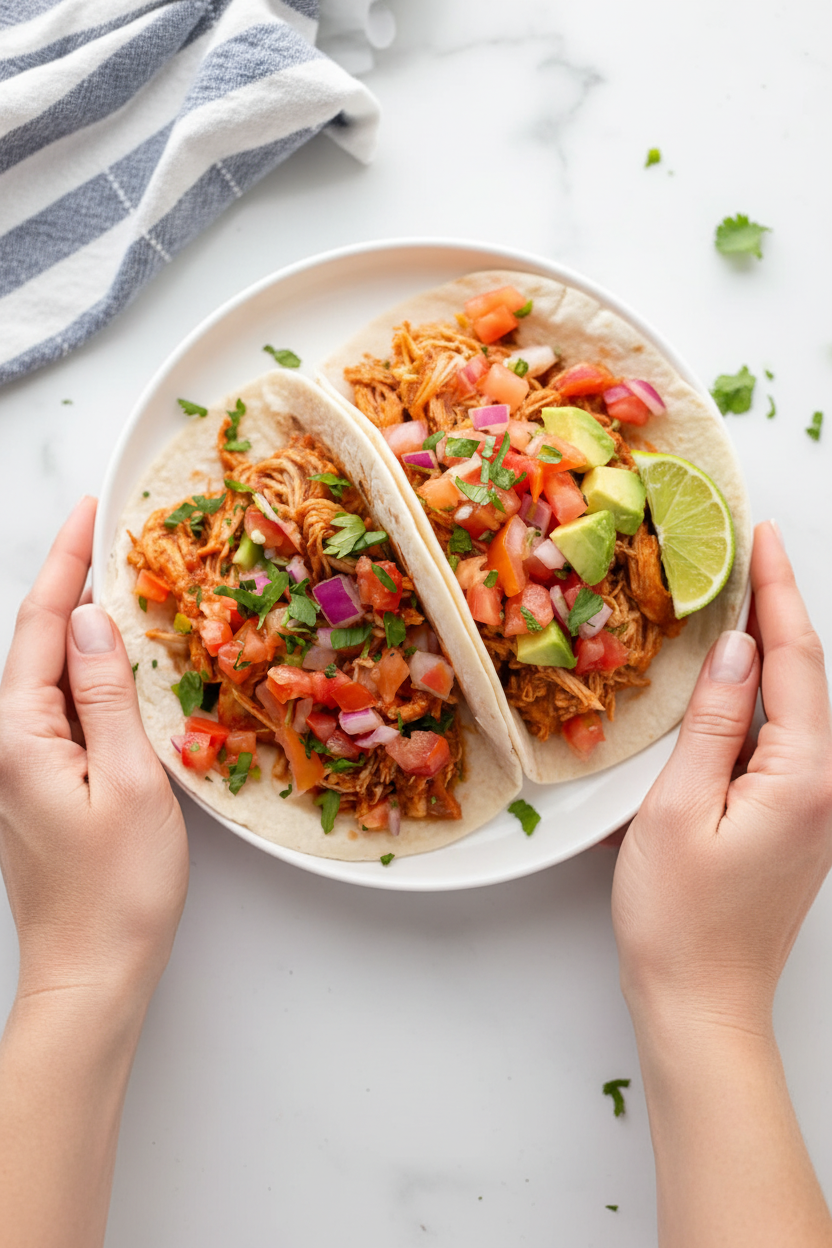 Slow Cooker Chicken Tacos