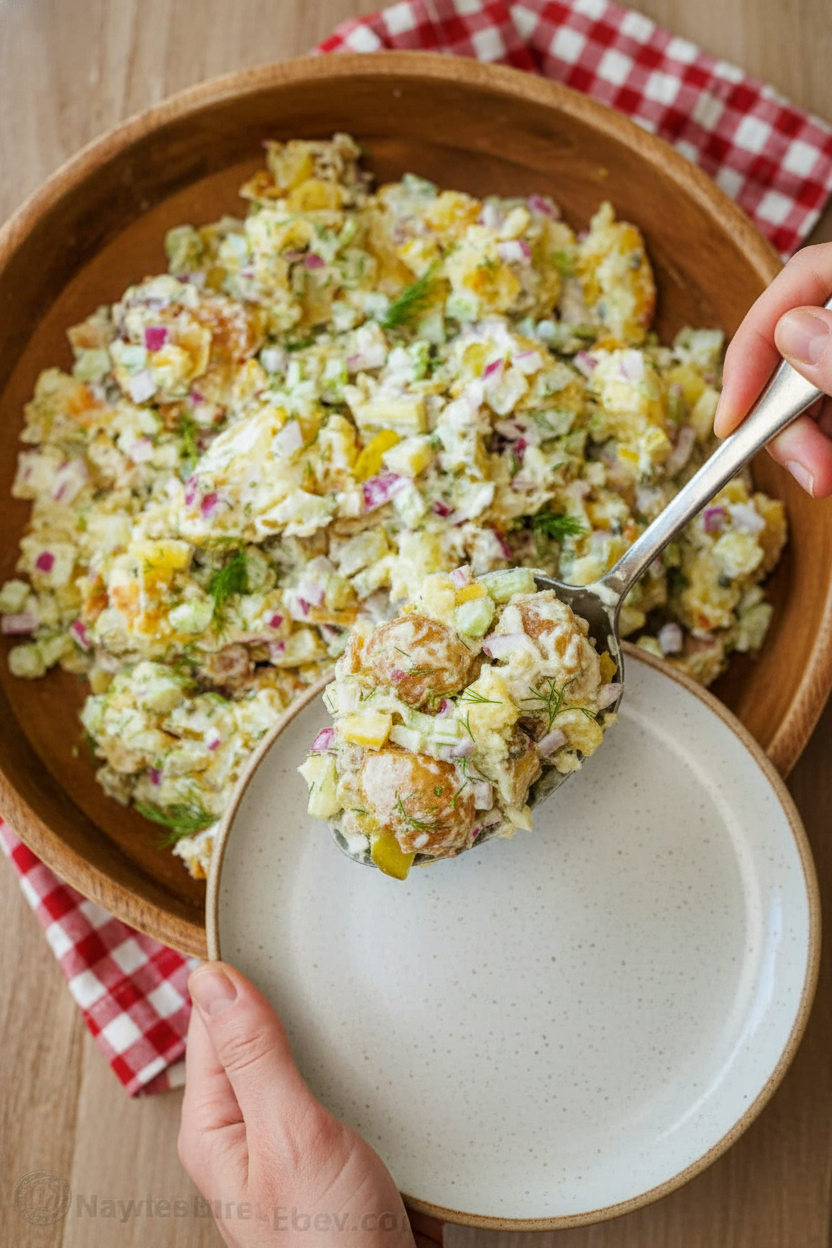Smashed Potato Salad Recipe (VIDEO)