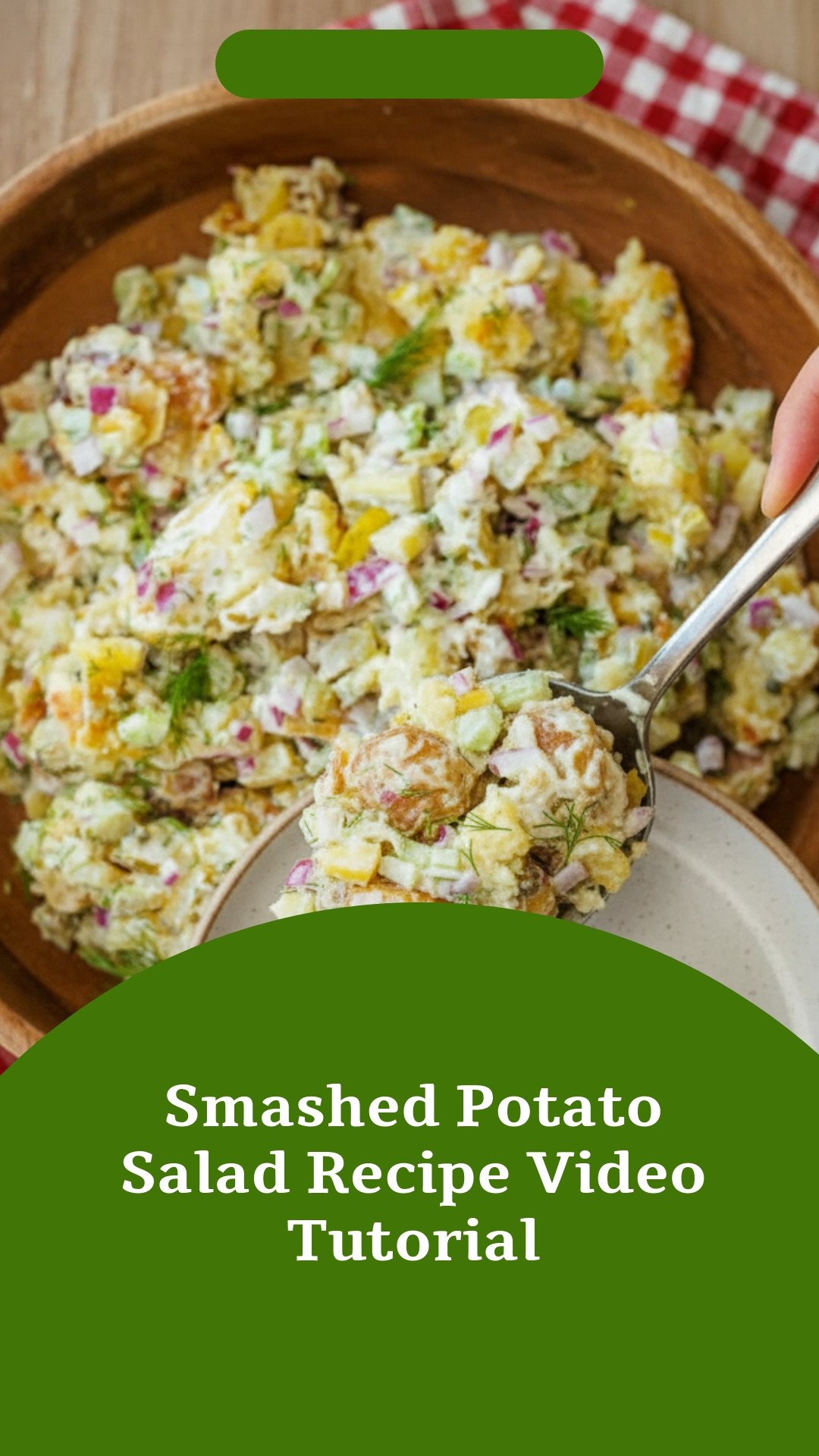 Smashed Potato Salad Recipe (VIDEO)