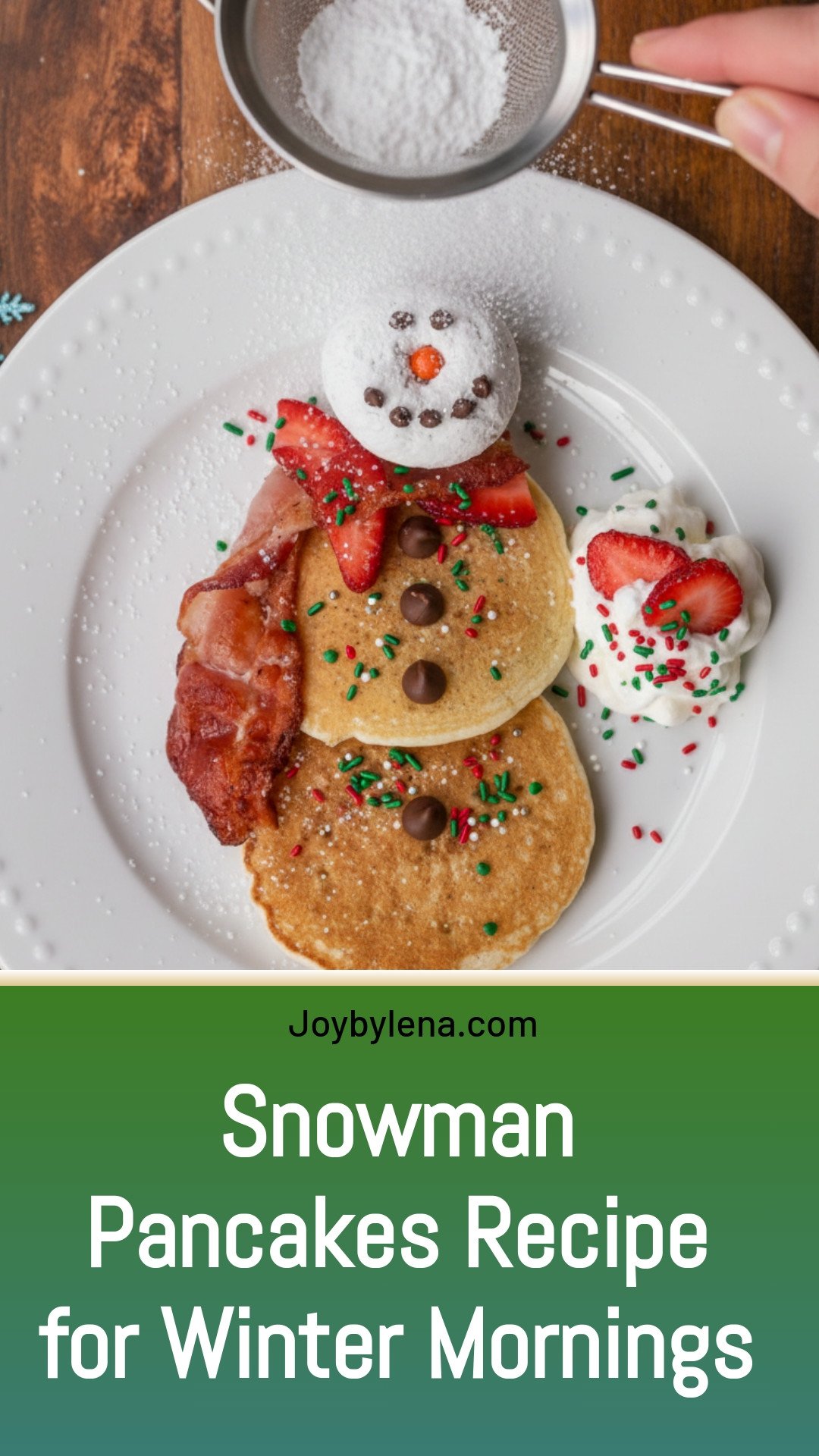 Snowman Pancakes