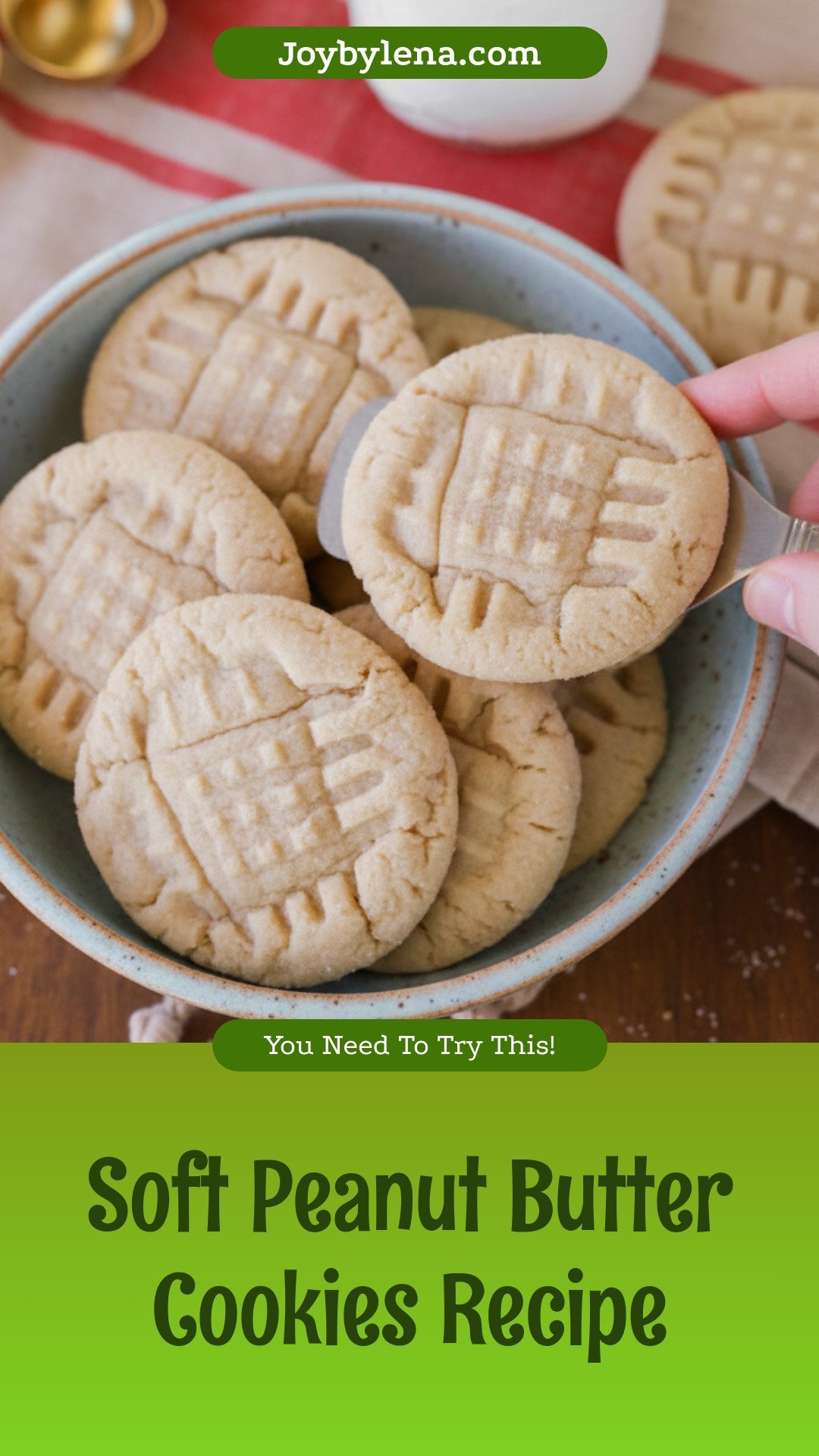 Soft Peanut Butter Cookies