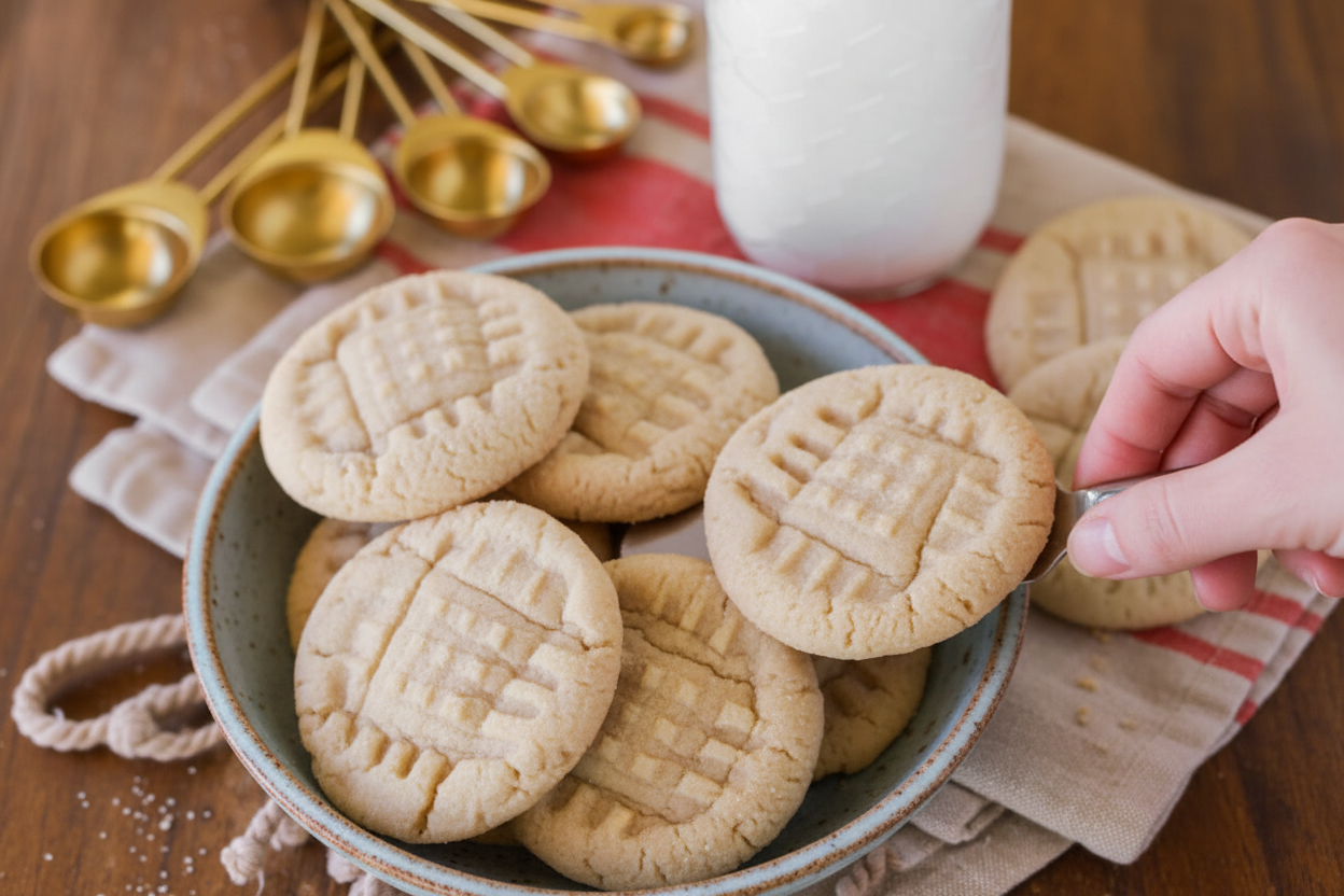 Soft Peanut Butter Cookies Recipe
