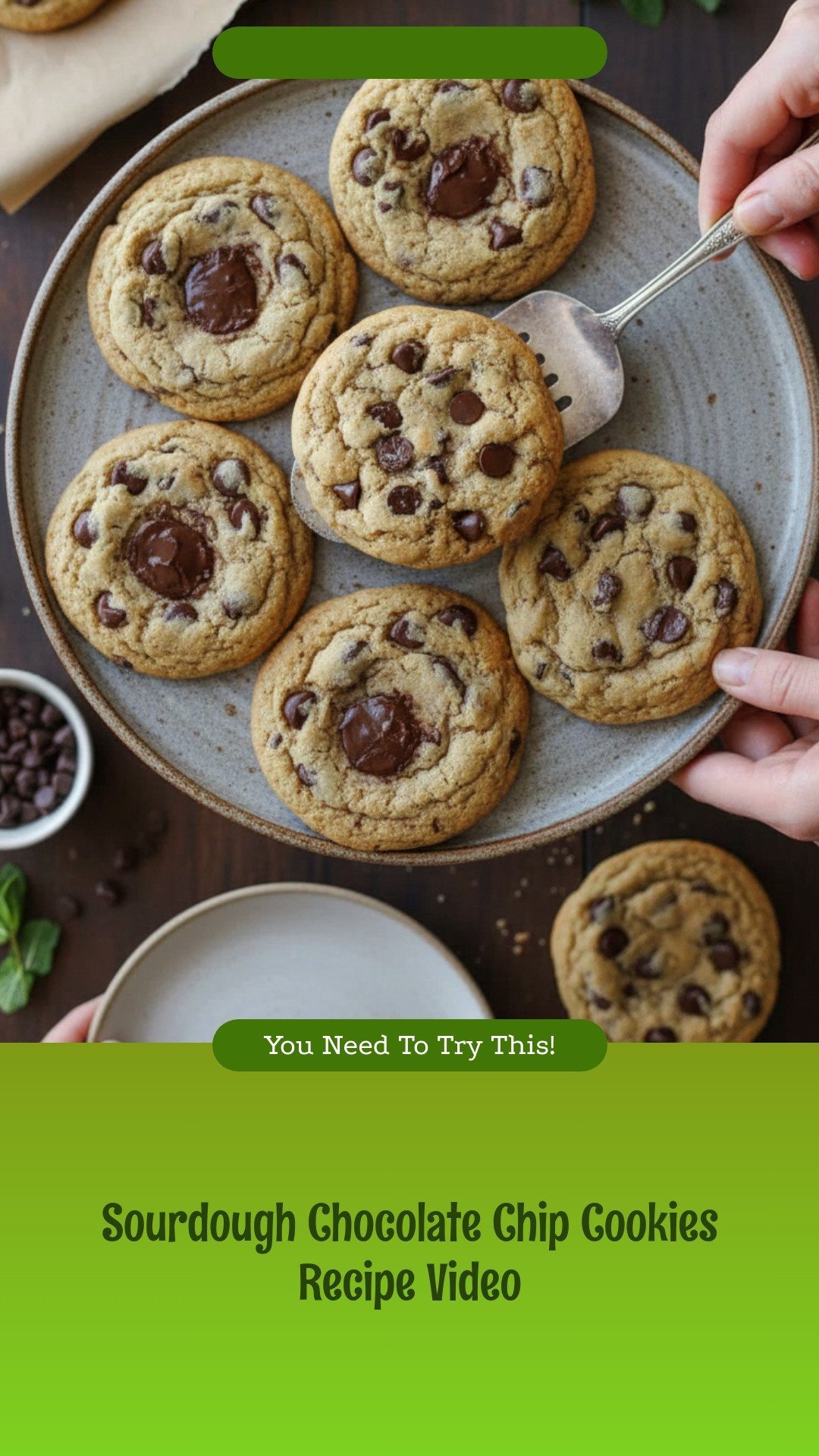 Sourdough Chocolate Chip Cookies (with Video)