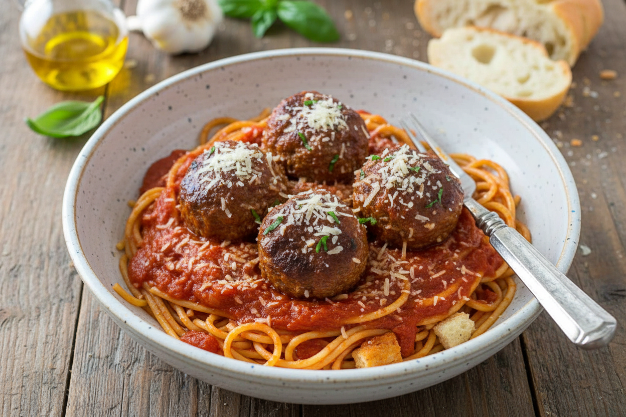 Spaghetti and Meatballs Recipe for Dinner