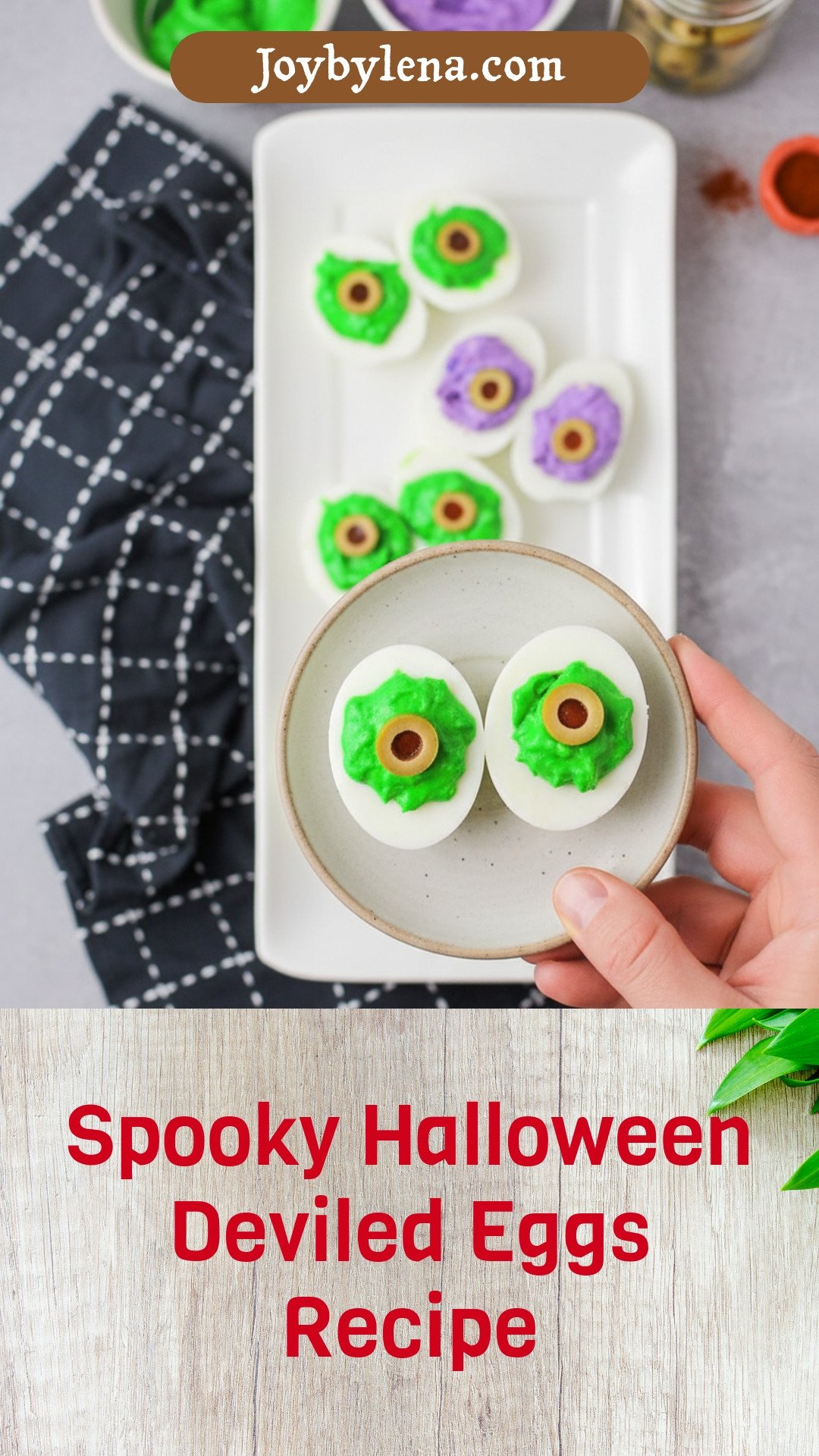 Halloween Deviled Eggs