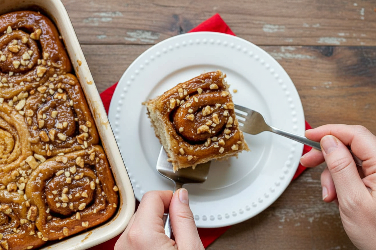 Sticky Walnut Buns Recipe