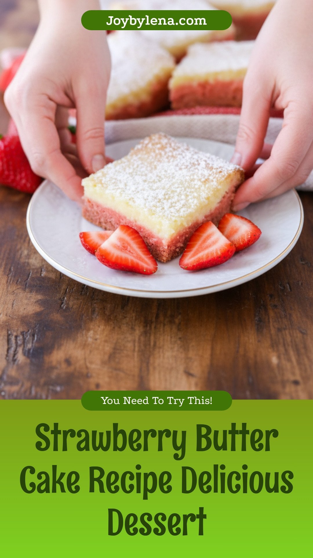 Strawberry Butter Cake