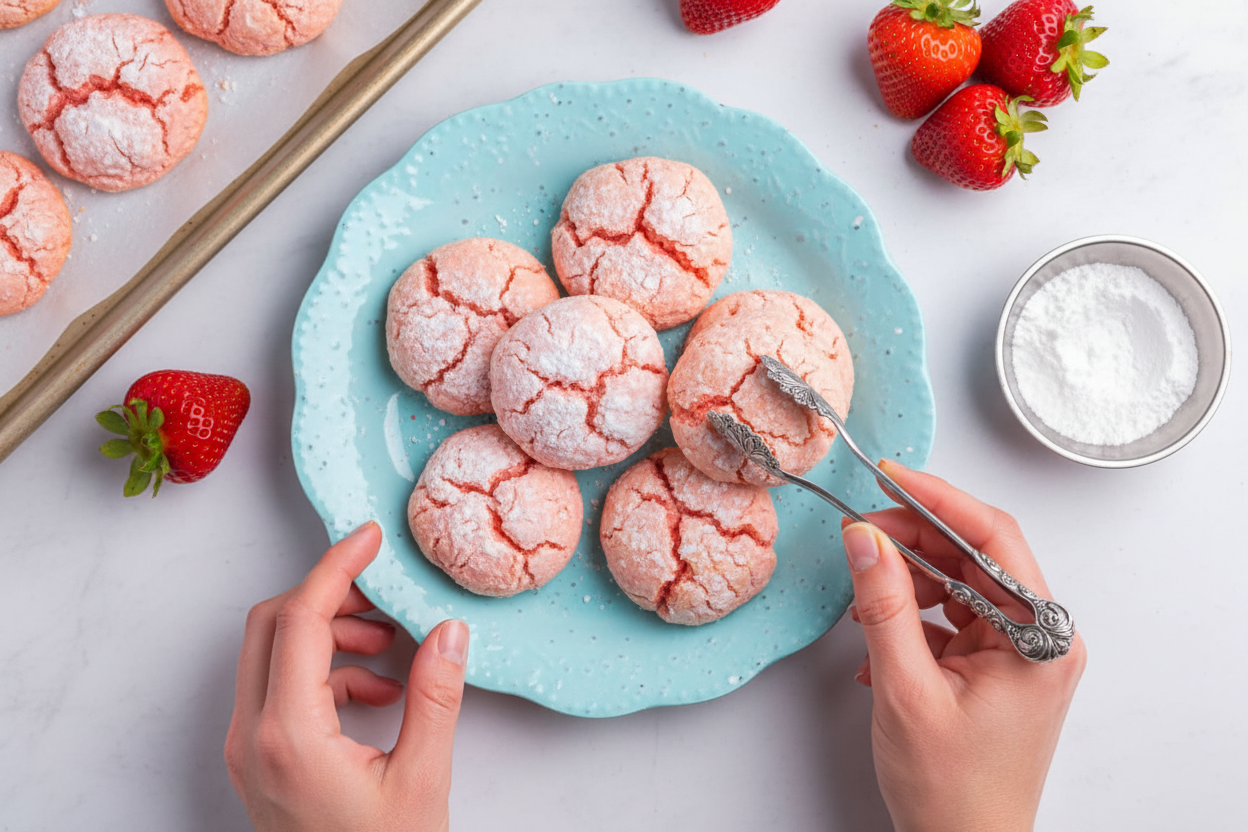Strawberry Cake Mix Cookie Recipe Easy