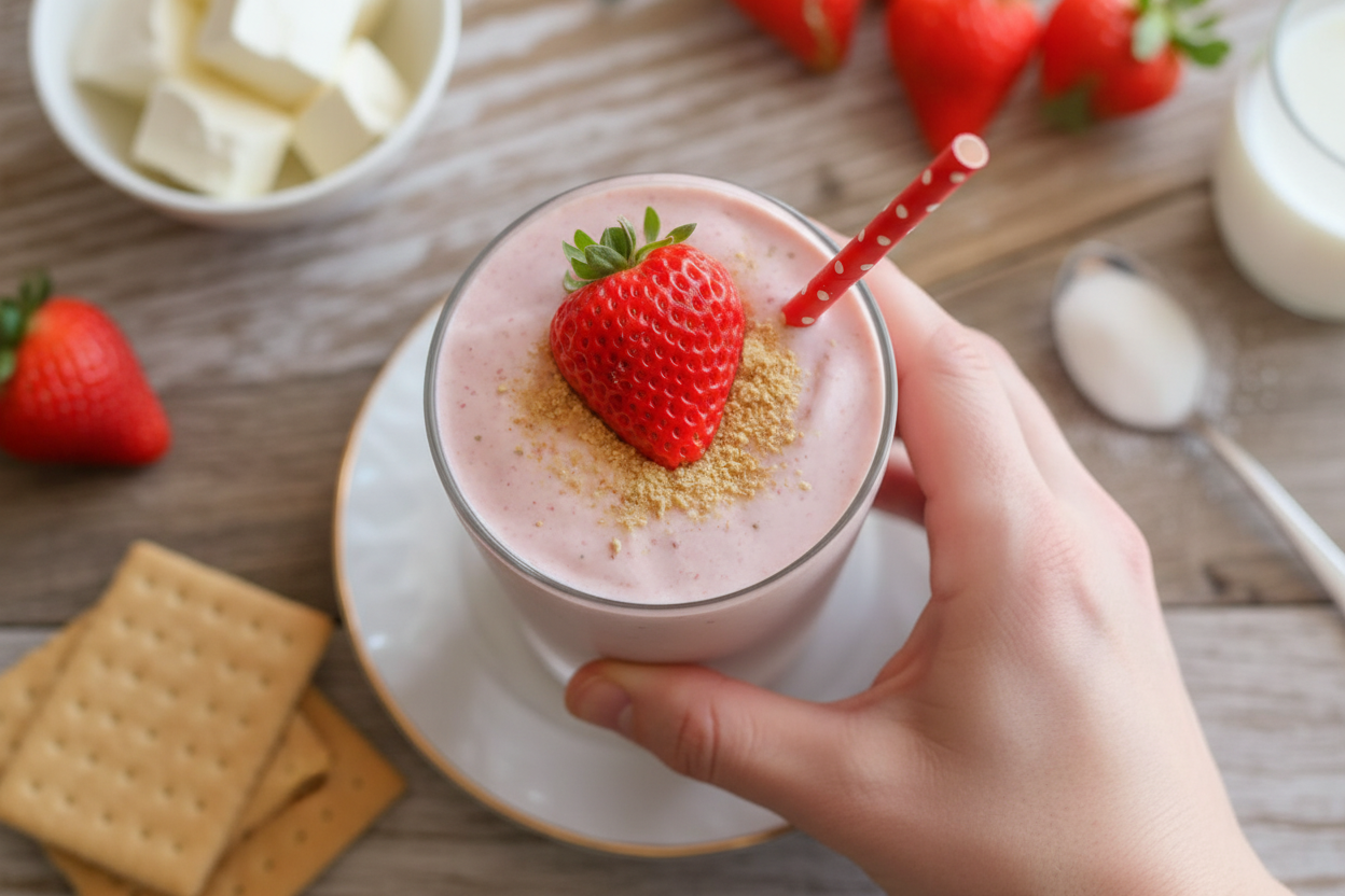 Strawberry Cheesecake Smoothie Recipe