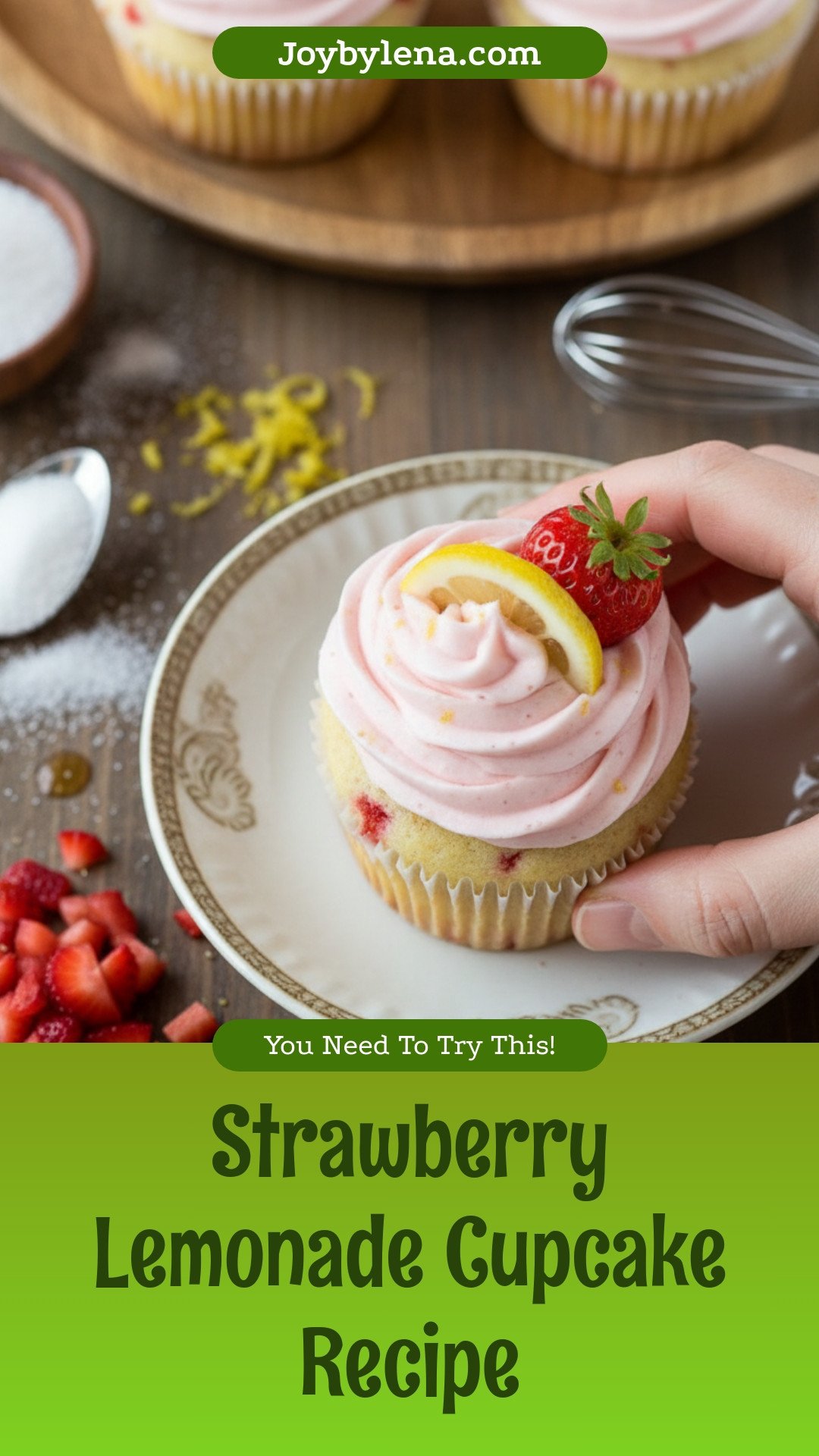 Strawberry Lemonade Cupcakes