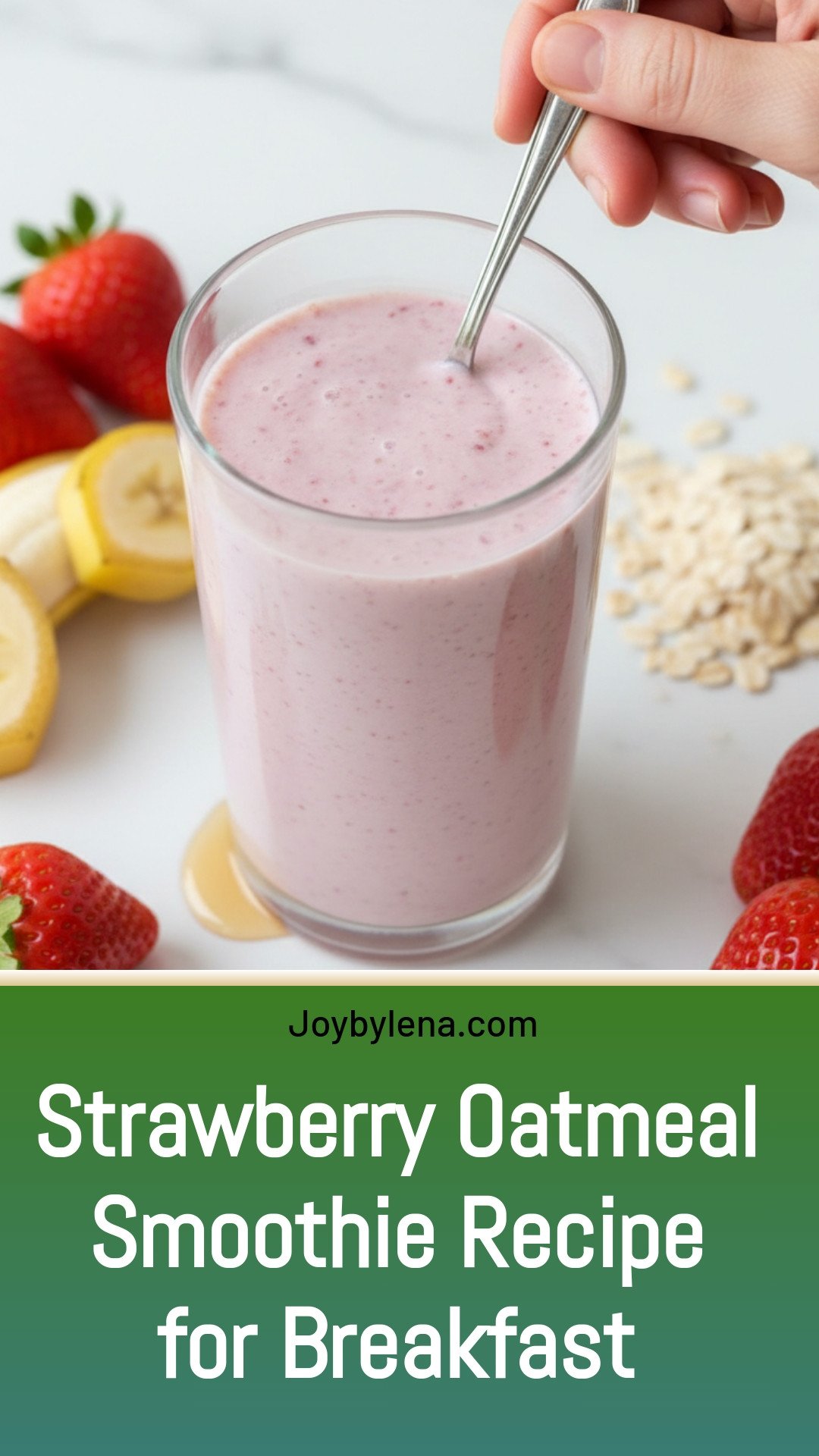 Strawberry Oatmeal Smoothie
