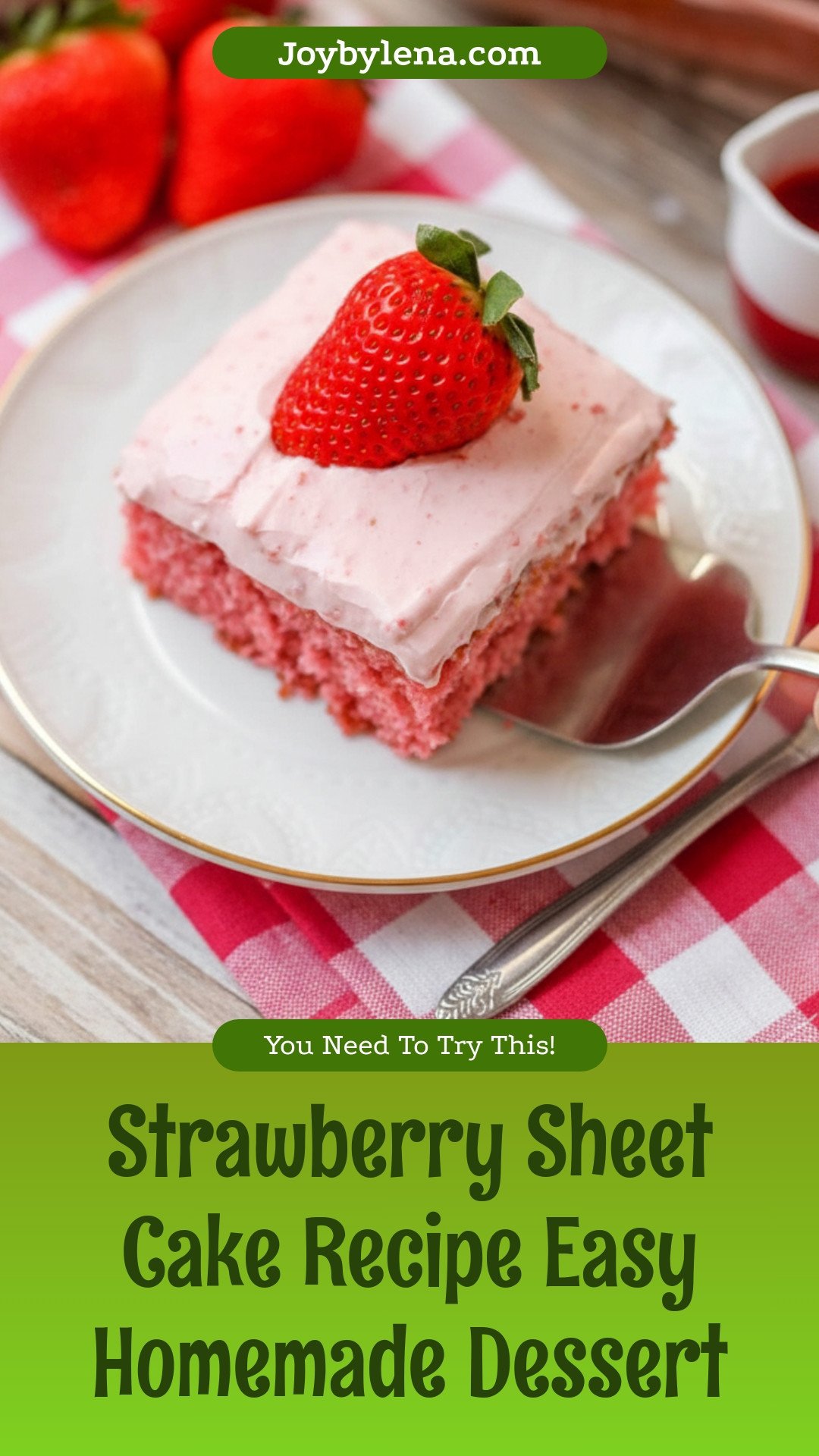 Strawberry Sheet Cake