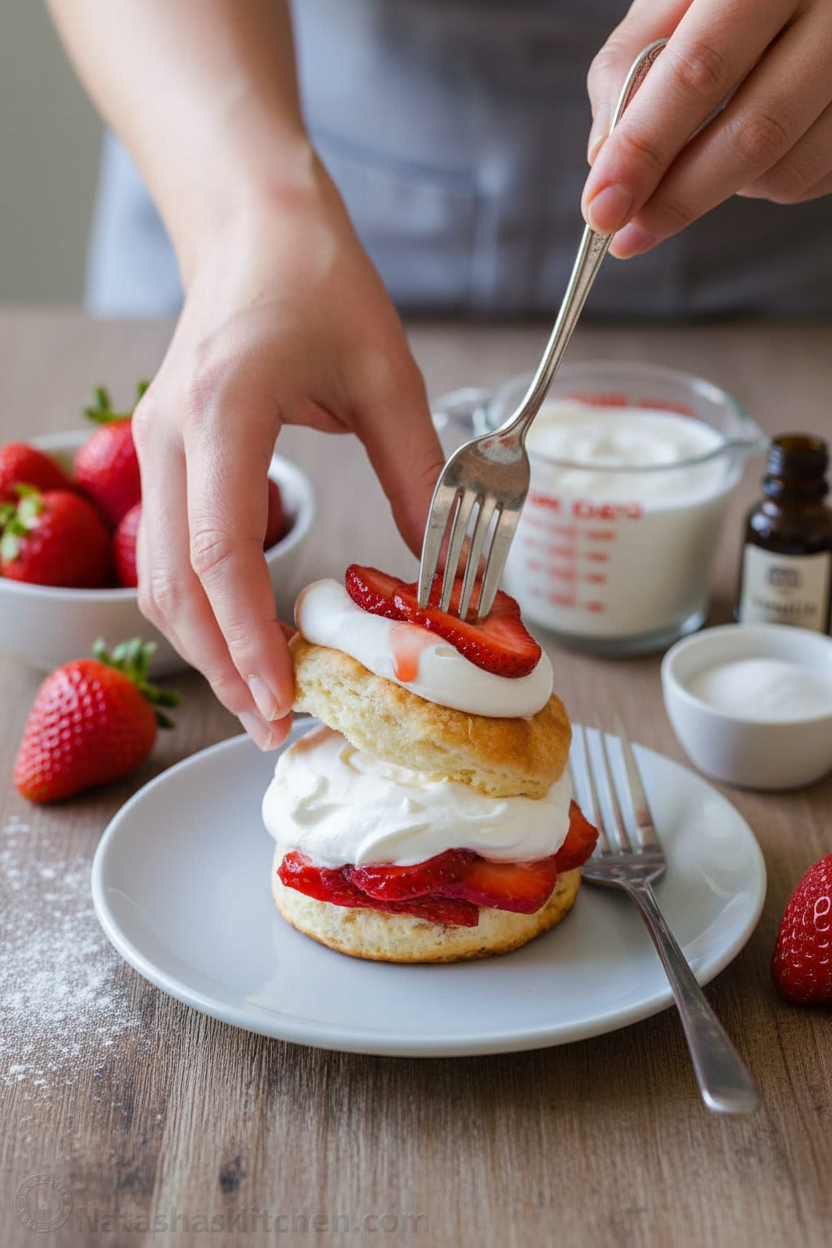 Strawberry Shortcake Recipe (VIDEO)