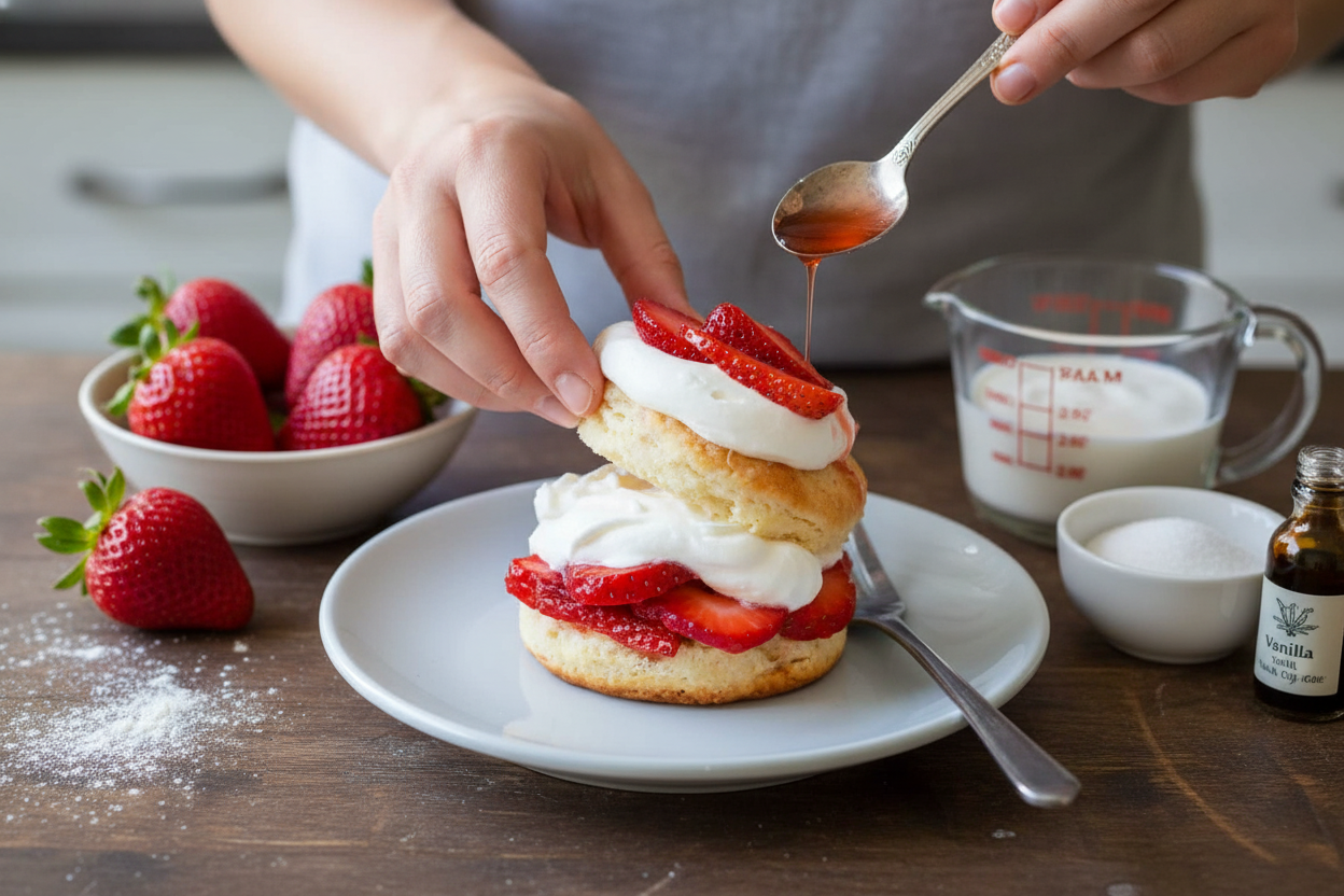 Strawberry Shortcake Recipe Video Tutorial
