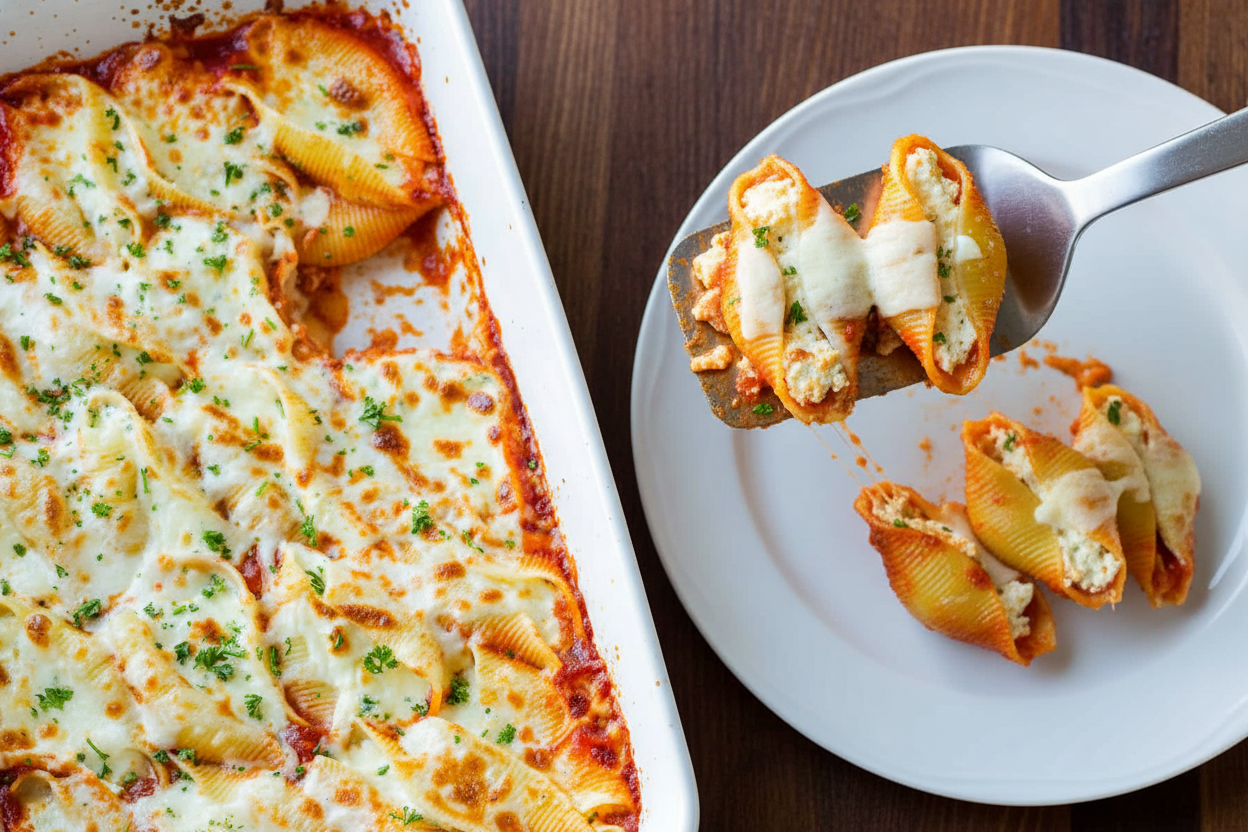 Stuffed Shells Recipe with Video Tutorial