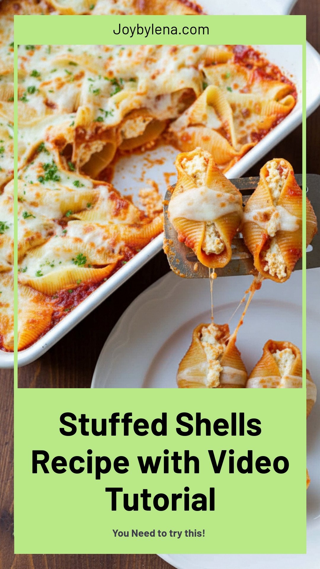 Stuffed Shells Recipe (VIDEO)