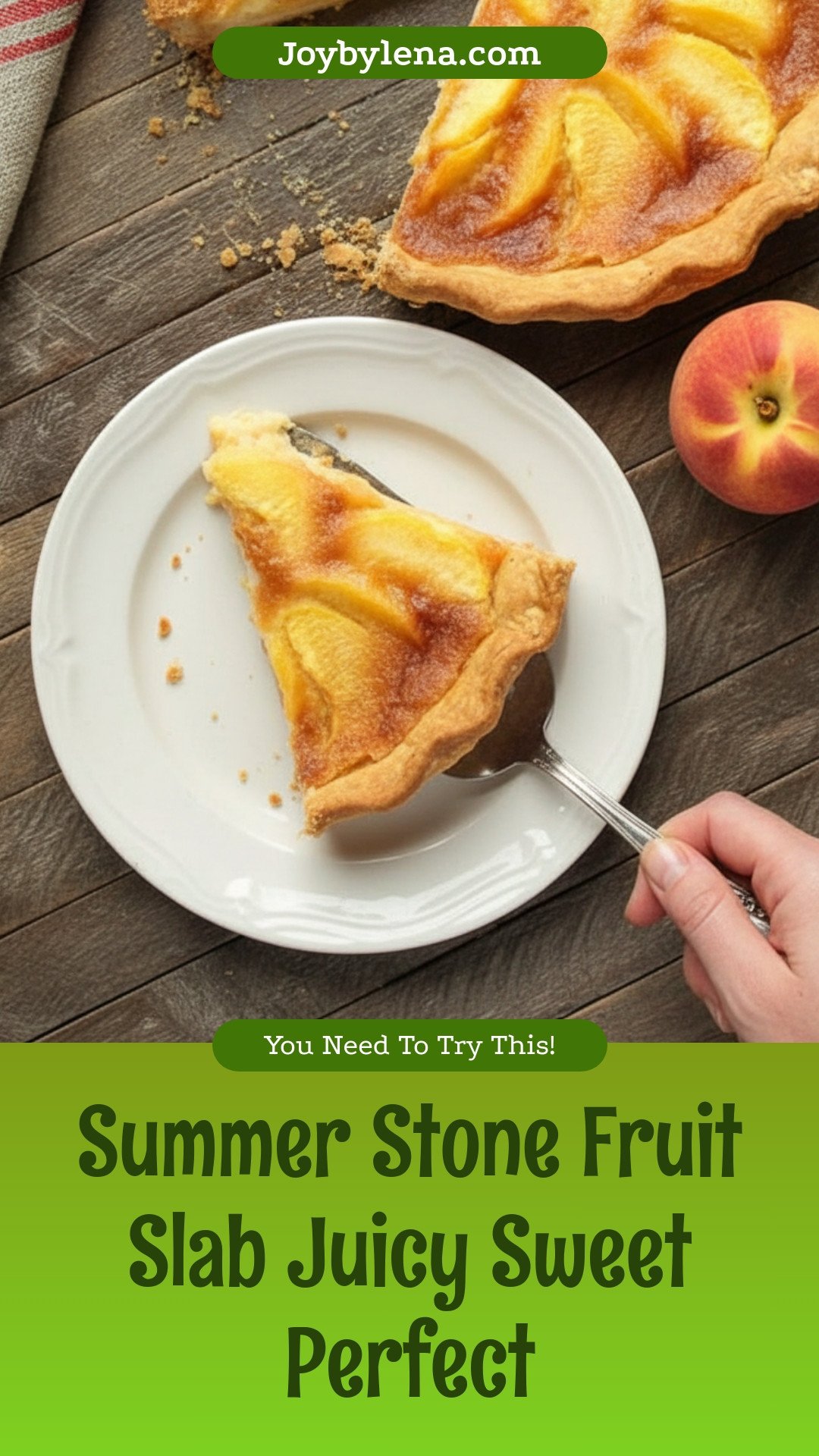 Summer Stone Fruit Slab: Juicy, Sweet, & Perfect