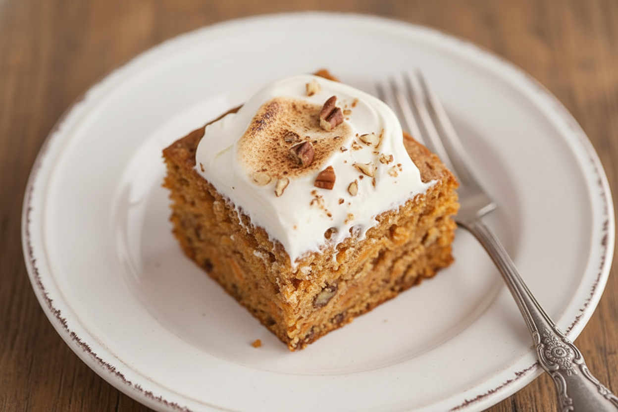 Sweet Potato Cake with Marshmallow Buttercream Recipe