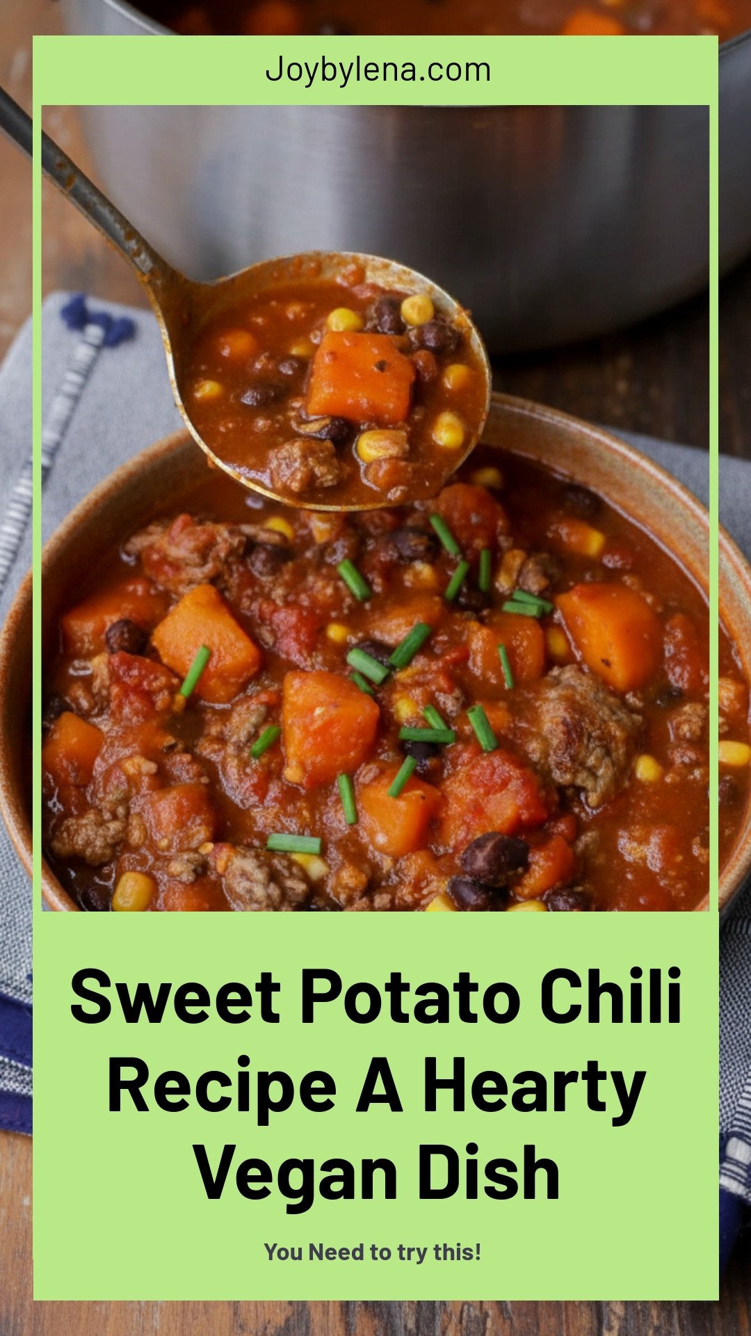 Sweet Potato Chili