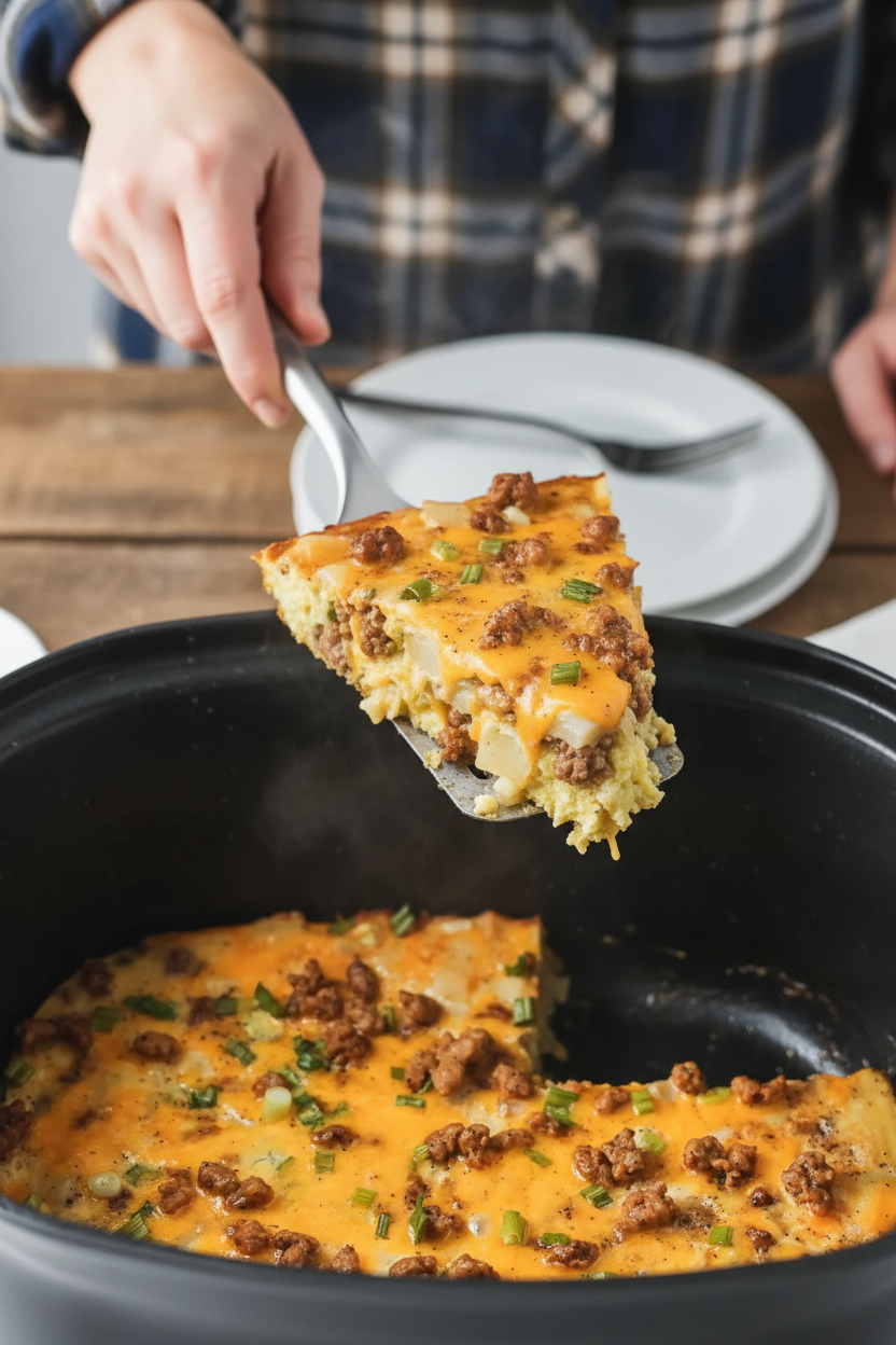 The Overnight Crockpot Breakfast Casserole I Rely On for Guests