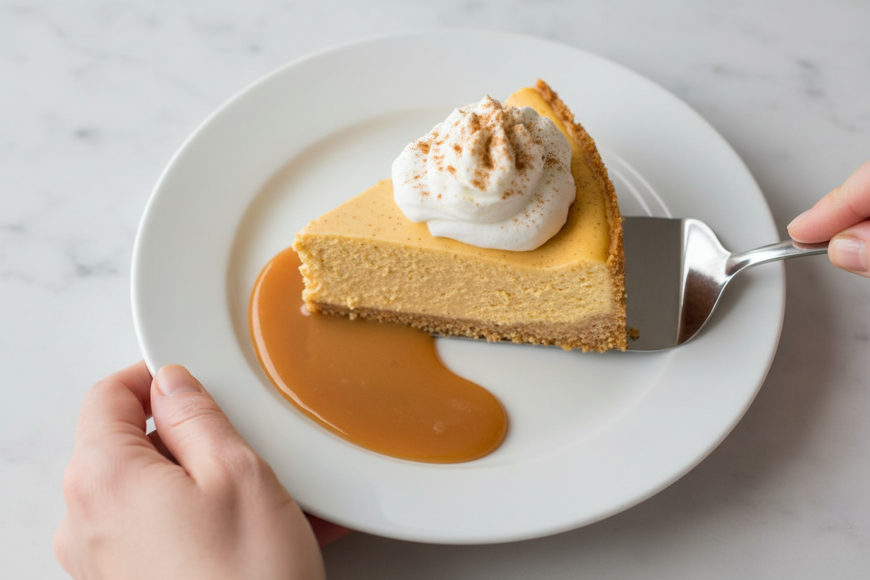 Perfect No-Crack Pumpkin Cheesecake Without a Water Bath