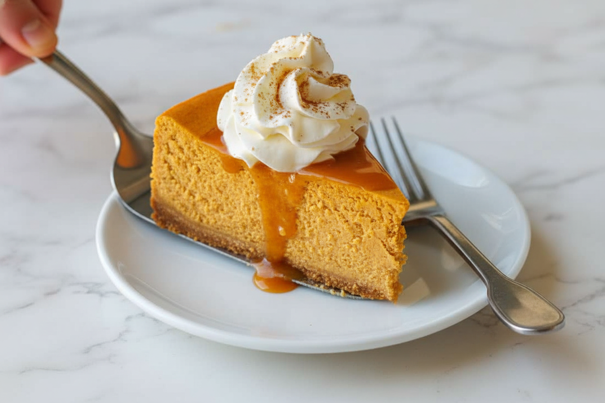 Perfect No-Crack Pumpkin Cheesecake Without a Water Bath