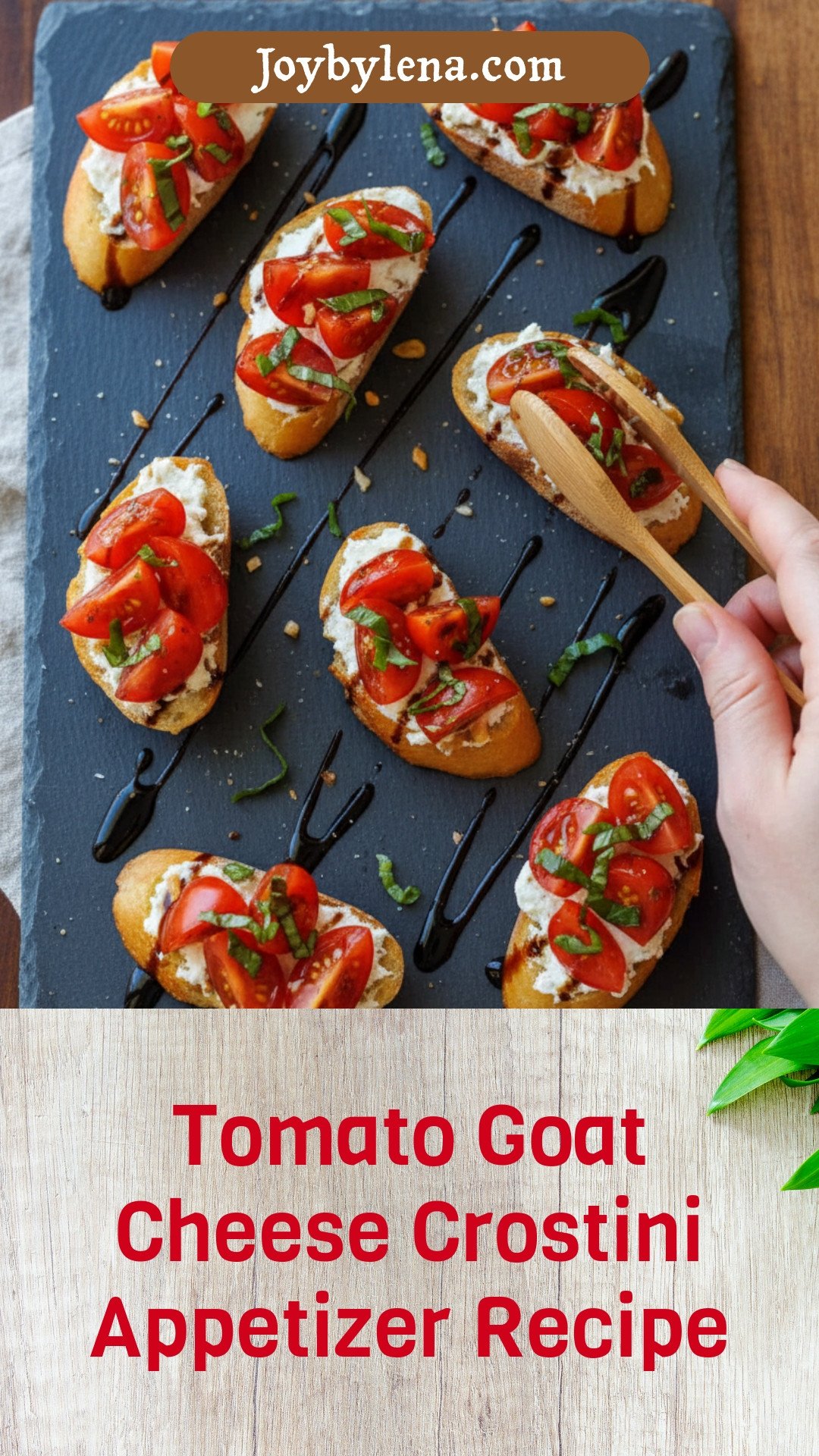 Tomato Goat Cheese Crostini