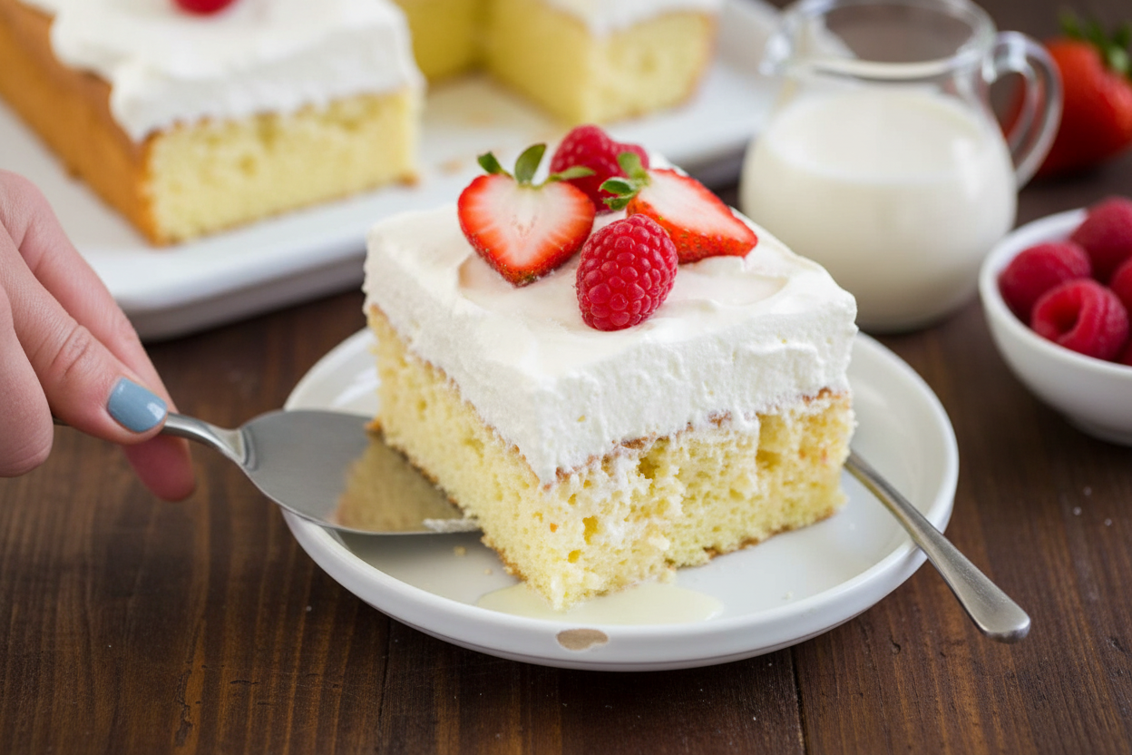 Tres Leches Cake Recipe with Video Tutorial